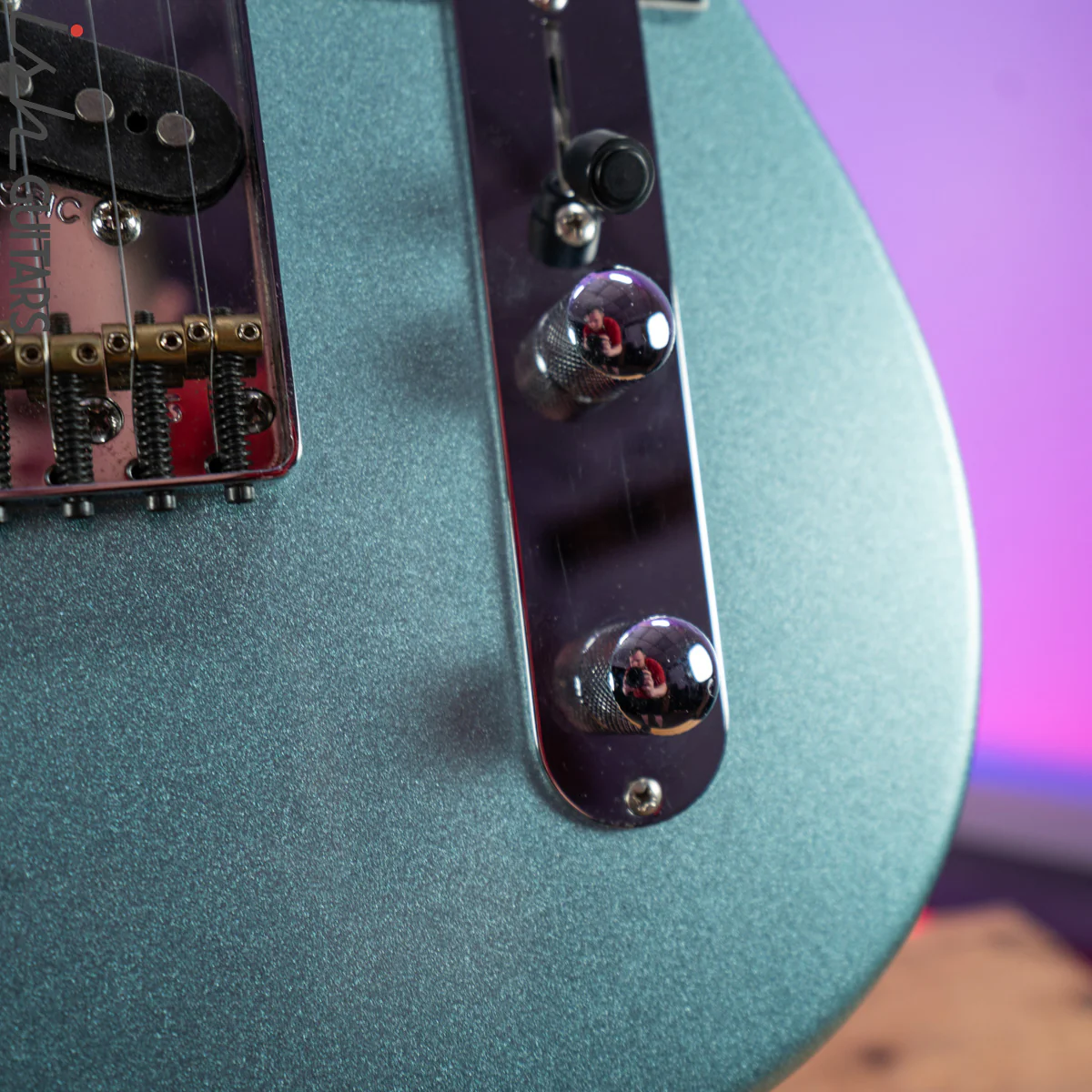 2018 G&L ASAT Classic BluesBoy Tribute Series Turquoise Mist - Image 7