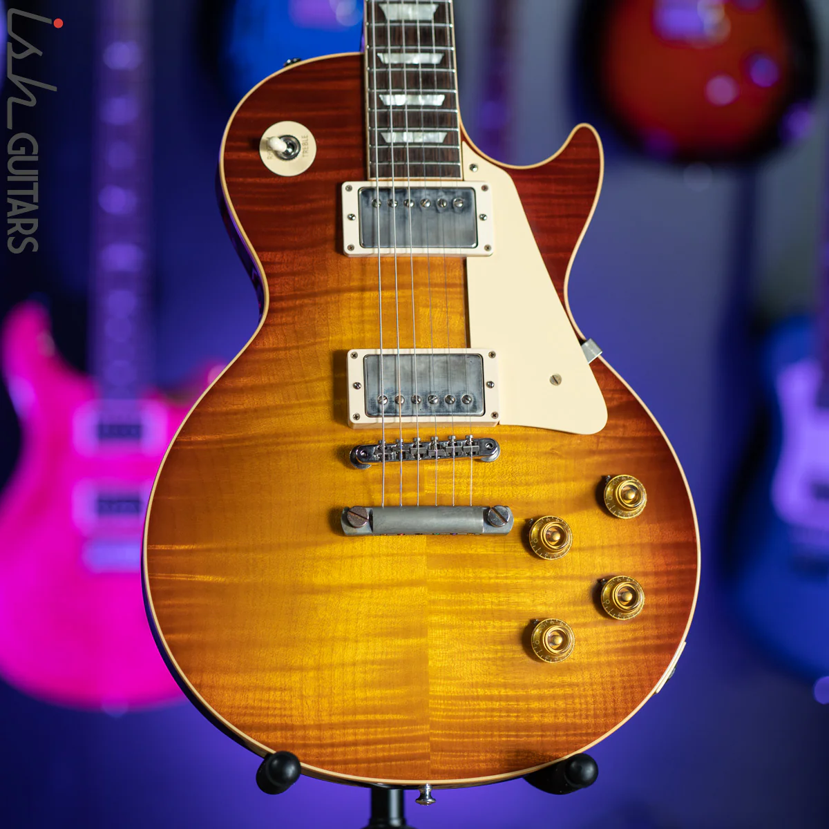 2018 Gibson Custom '59 Les Paul Standard Figured Red Sky Fade VOS
