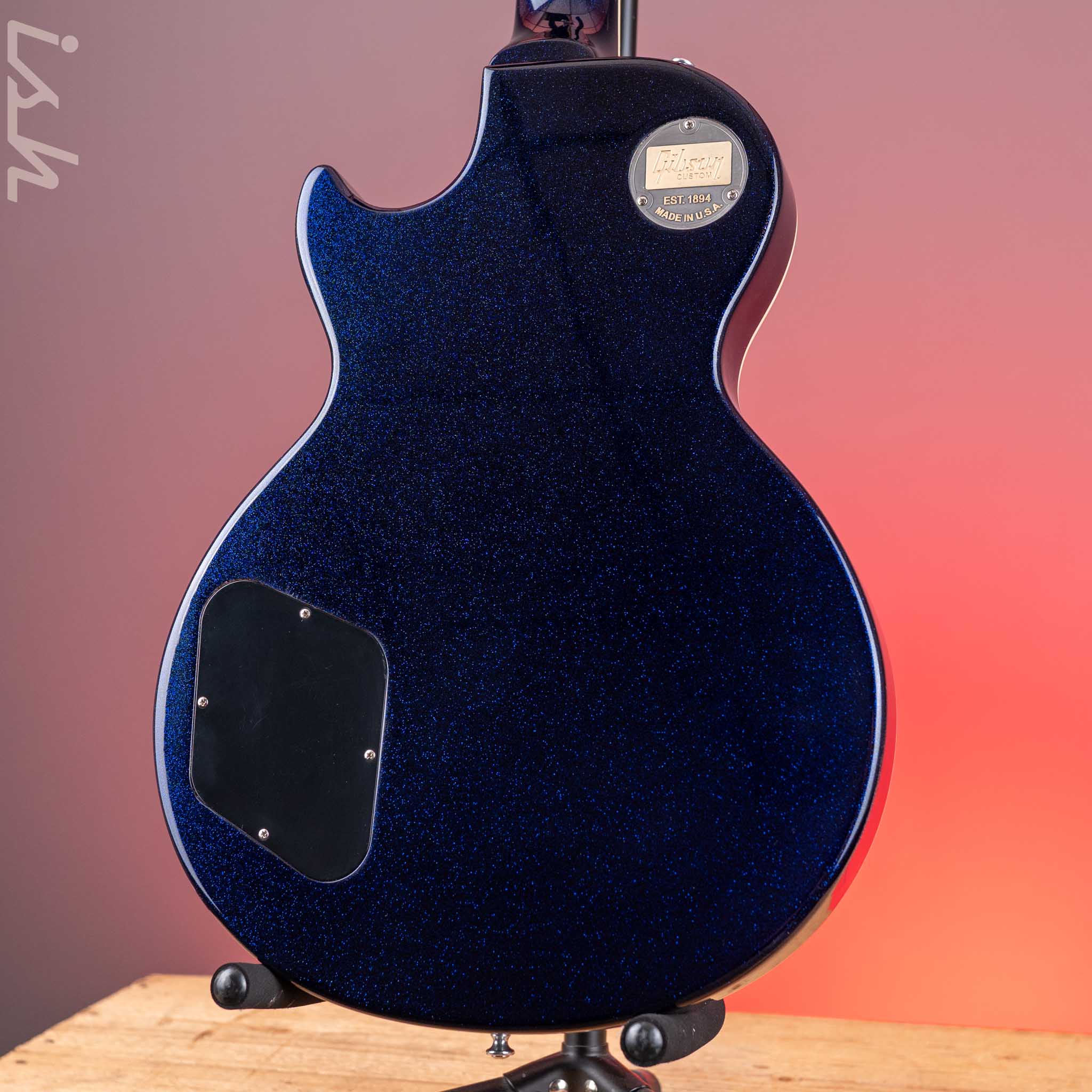 2018 Gibson Les Paul Custom Shop Standard P-90 Brunswick Blue Sparkle - Image 11