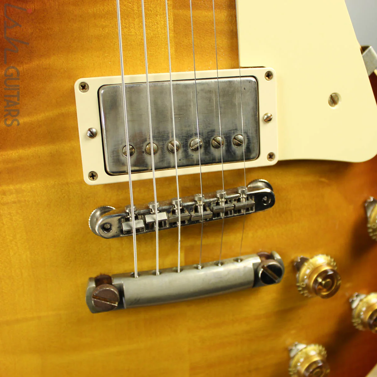2018 Gibson Custom '59 Les Paul Standard Figured Red Sky Fade VOS - Image 5