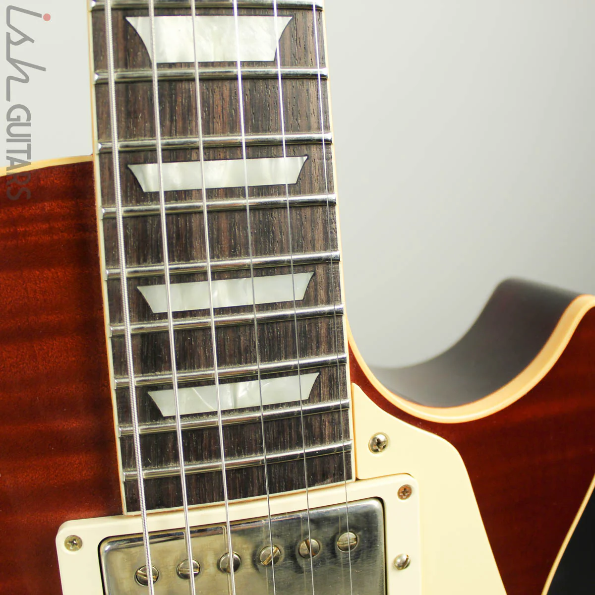 2018 Gibson Custom '59 Les Paul Standard Figured Red Sky Fade VOS - Image 6