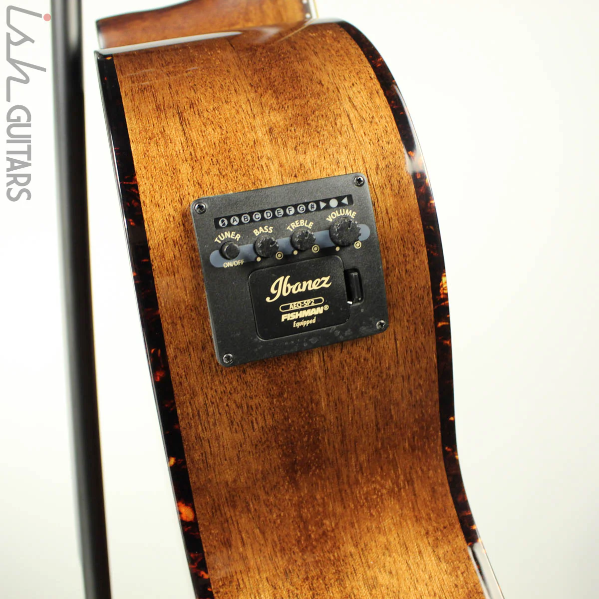2018 Ibanez AVN9SPE-NT Thermo Aged Parlor Acoustic-Electric Guitar Natural - Image 6