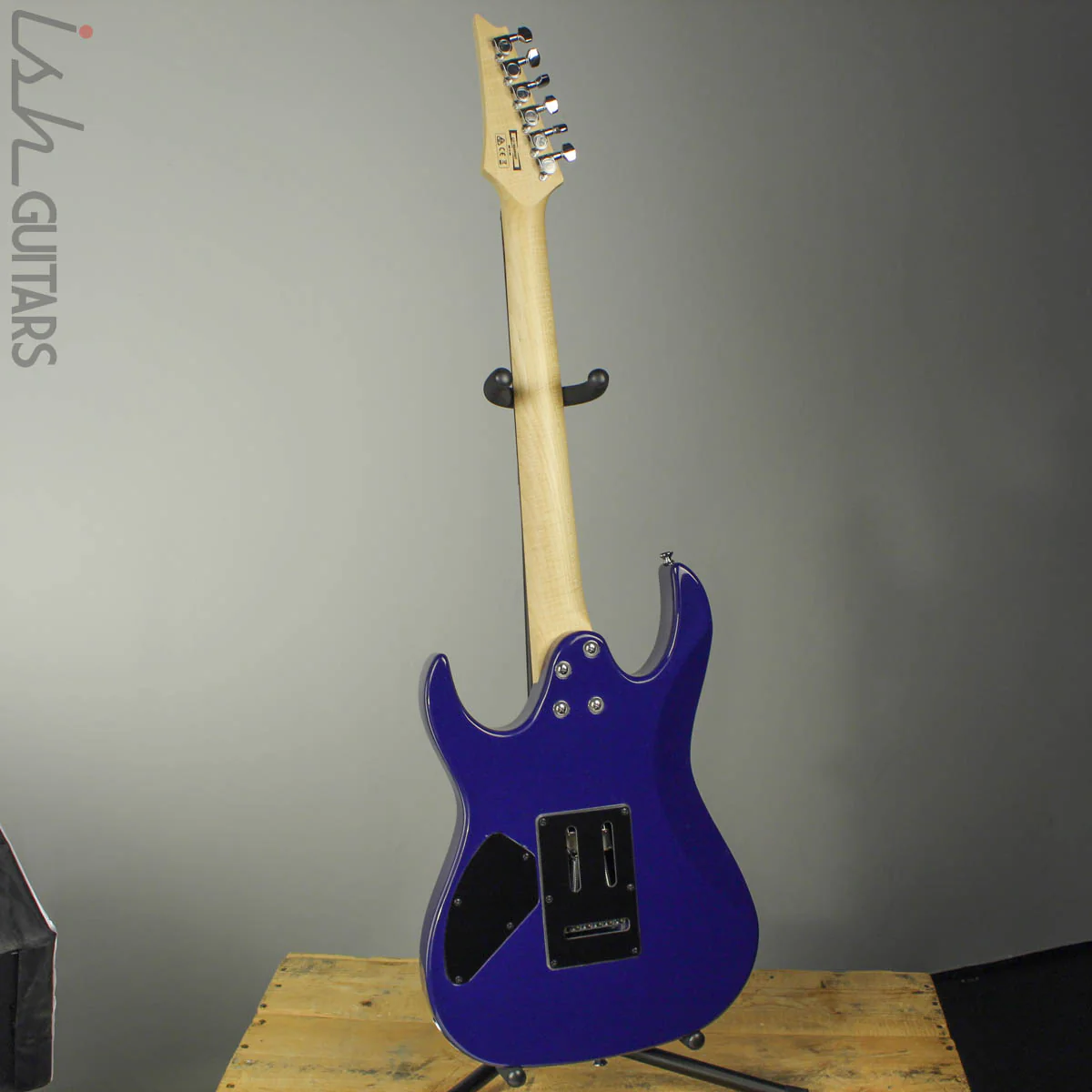 2018 Ibanez Gio GRX70QA Transparent Blue Burst - Image 6