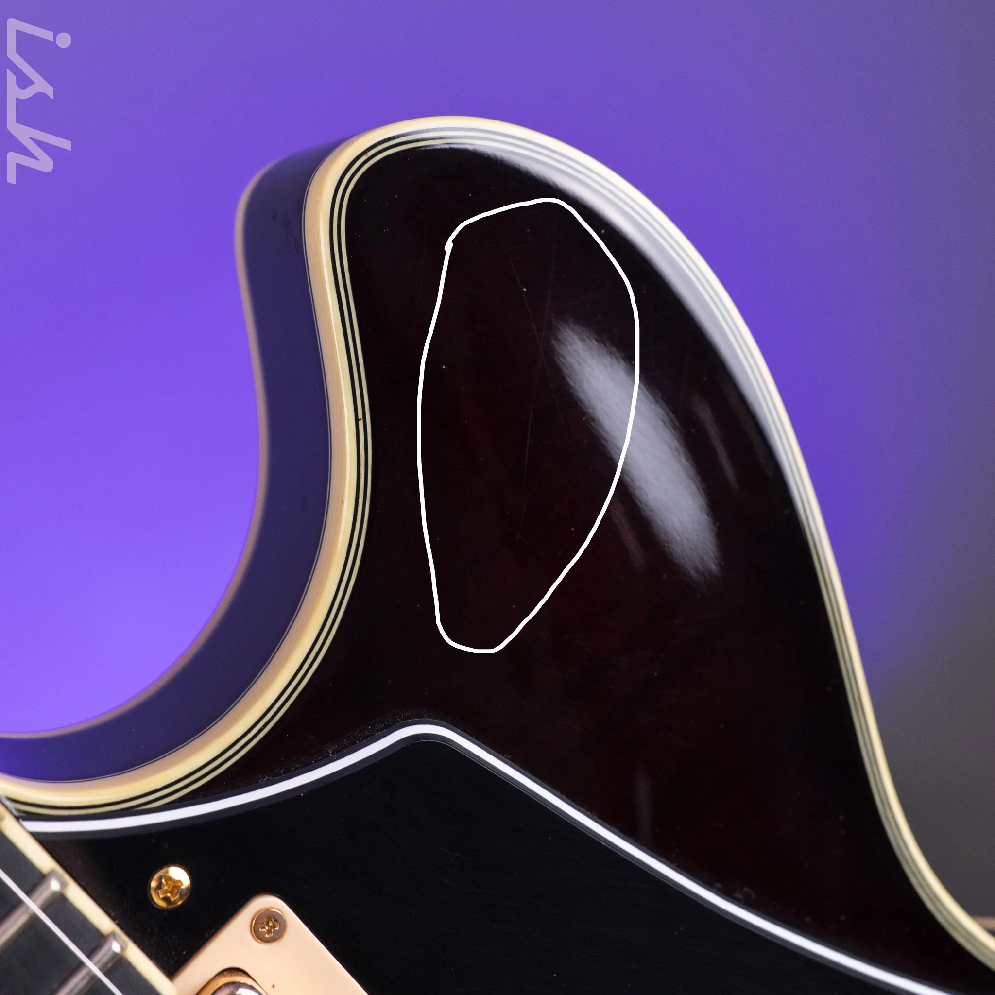 2018 Ibanez John Scofield JSM100 Vintage Burst - Image 7