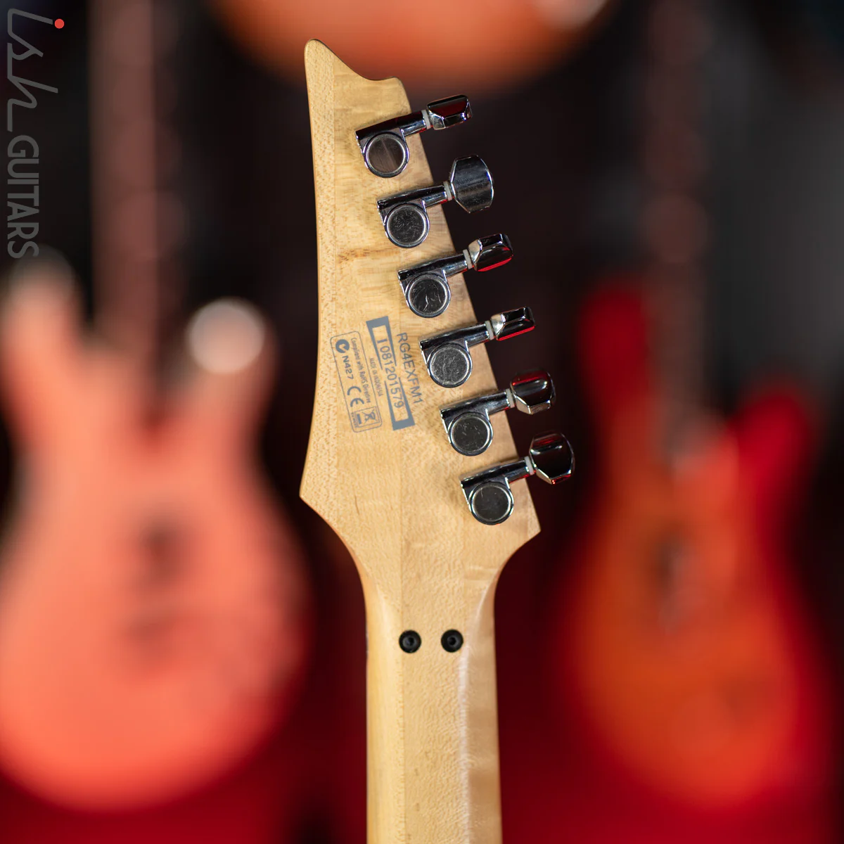2018 Ibanez RG4EXFM1 Transparent Blue - Image 13