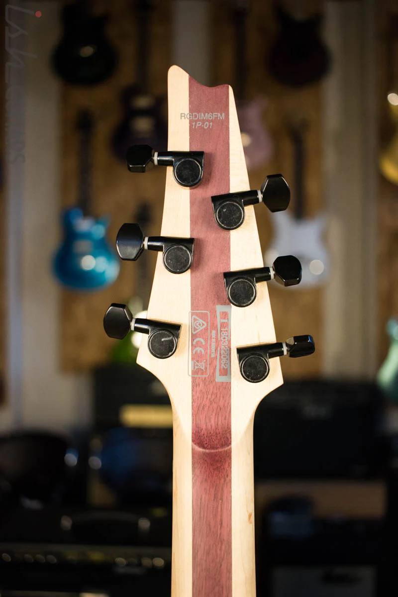 2018 Ibanez RGD RGDIM6FM Iron Label Multi-Scale Cerulean Blue - Image 6