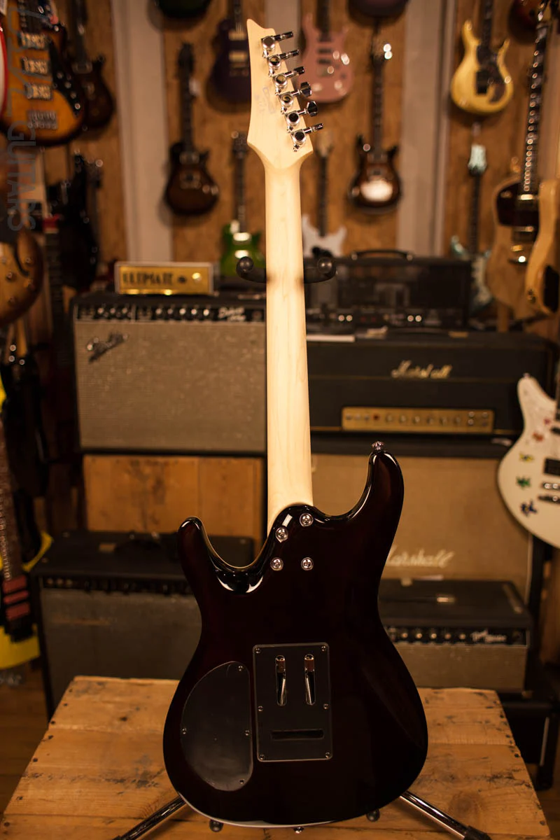 2018 Ibanez SA460QM Antique Brown Burst Electric Guitar - Image 8