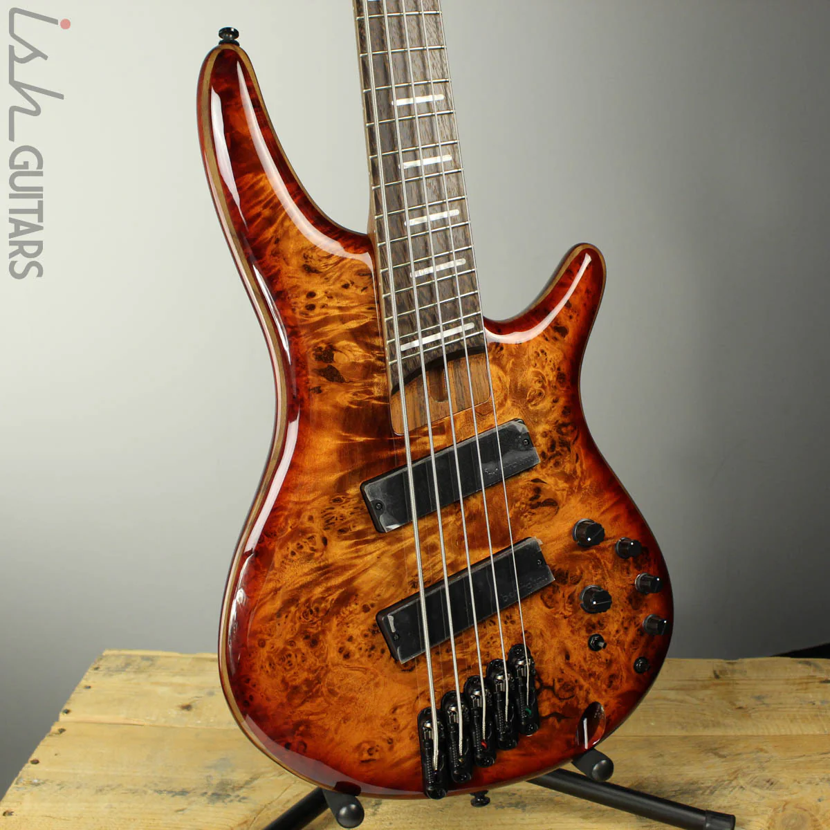 2018 Ibanez SRMS805BTT Brown Topaz Burst