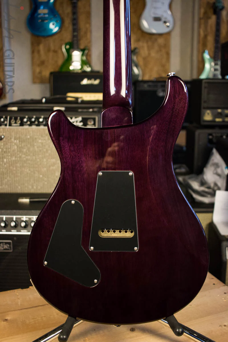 2018 Paul Reed Smith Custom 24 10 Top Custom Color Aquabluex Purple Burst - Image 7