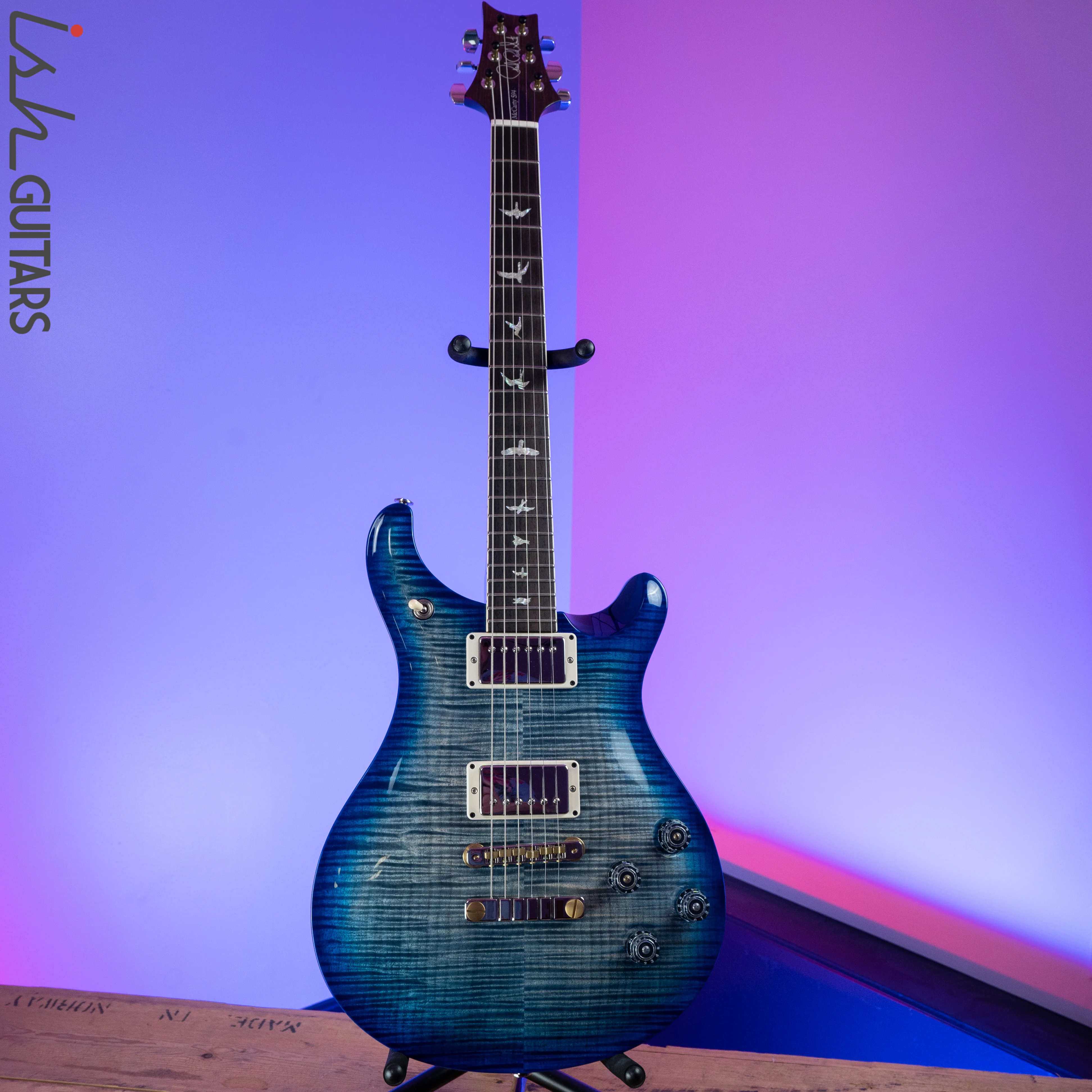 2018 Paul Reed Smith McCarty 594 10 Top Custom Color Faded Blue Burst - Image 2
