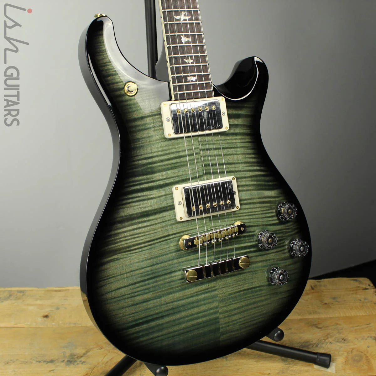 2018 Paul Reed Smith McCarty 594 10 Top Trampas Green Smokeburst