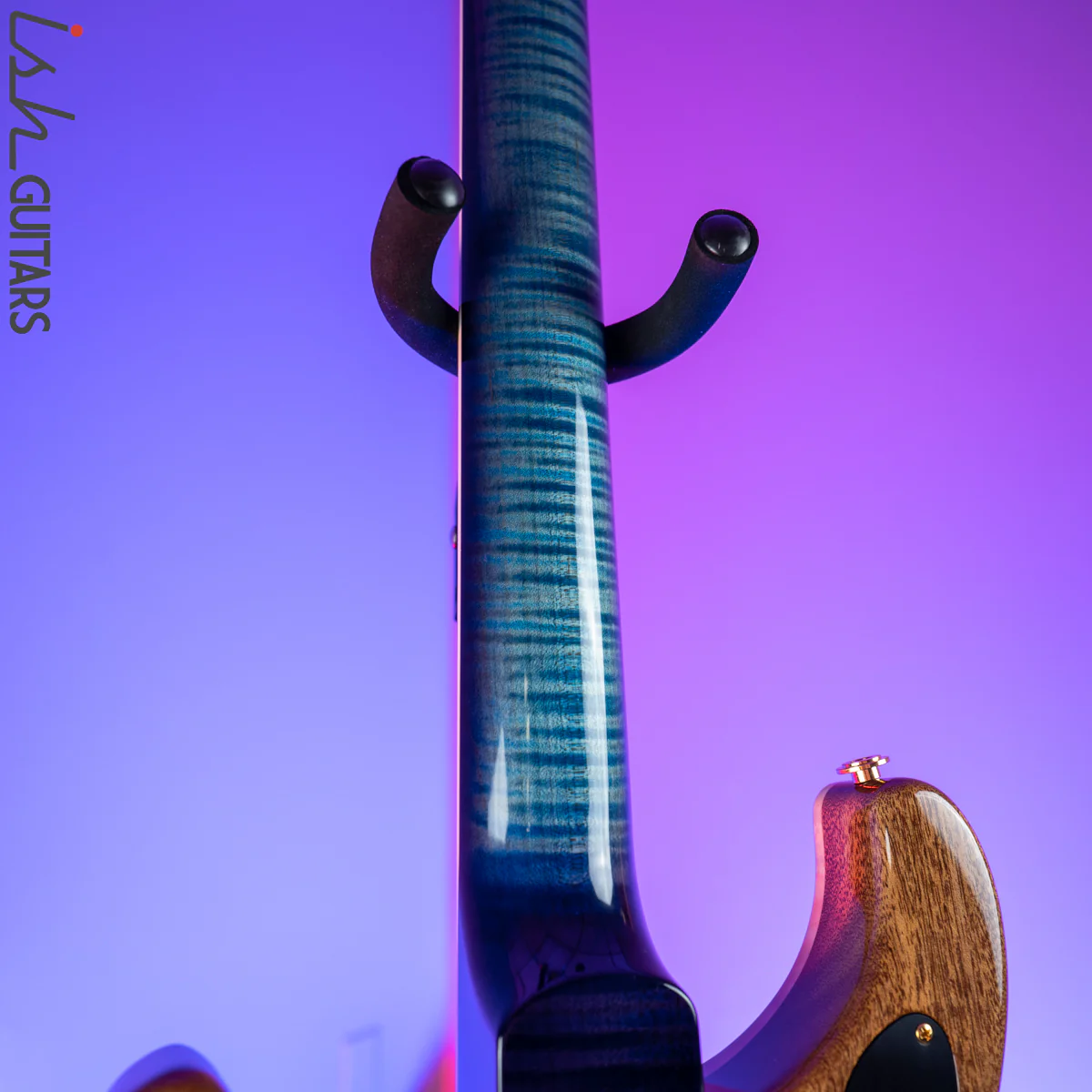 2018 PRS Wood Library McCarty 594 Semi Hollow 10 Top Aquableux Purpleburst - Image 9