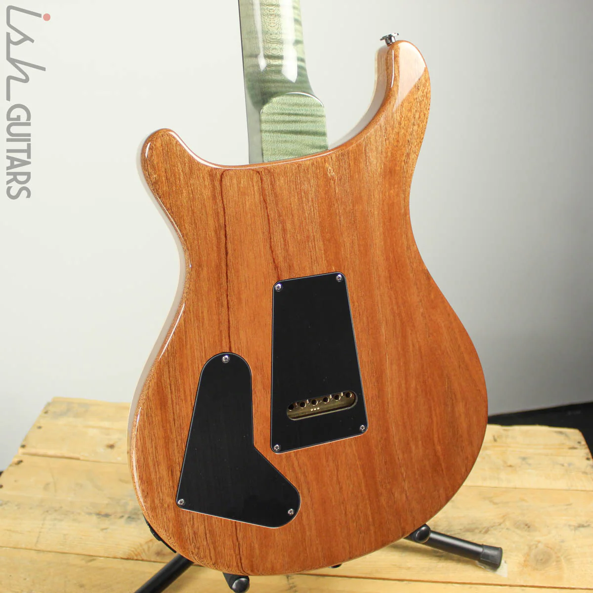 2018 Paul Reed Smith Wood Library Special 22 Semihollow Trampas Green - Image 10