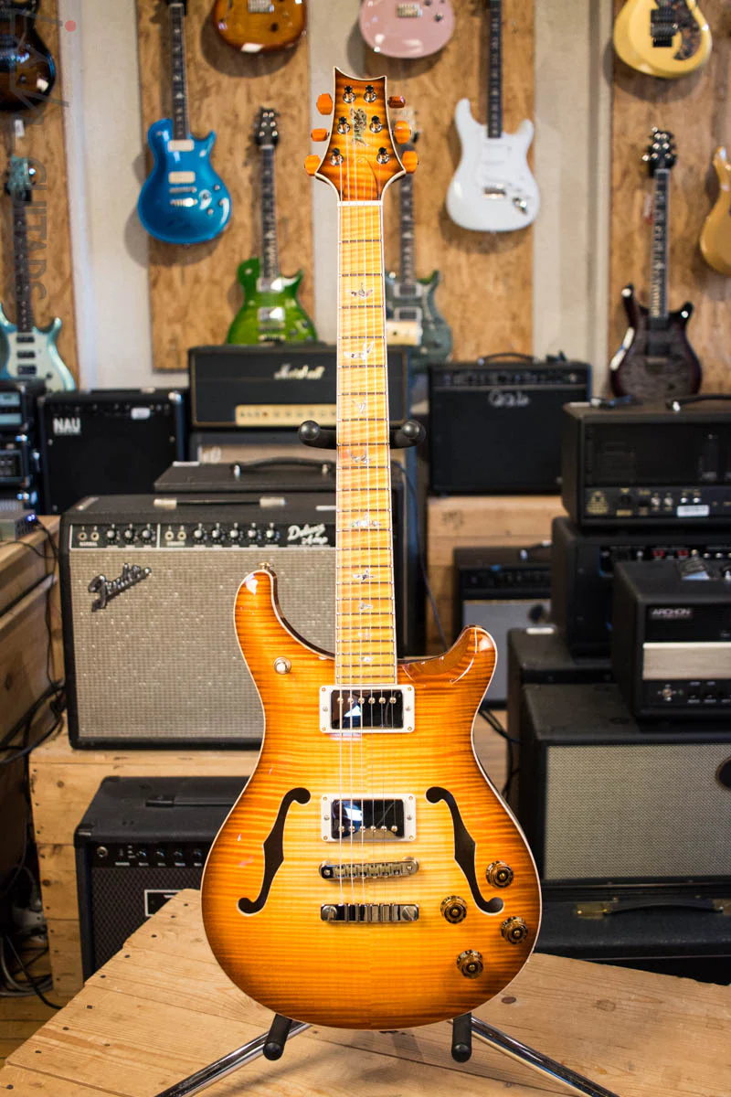 2018 PRS Experience McCarty 594 Hollowbody II Citrine Glow - Image 2