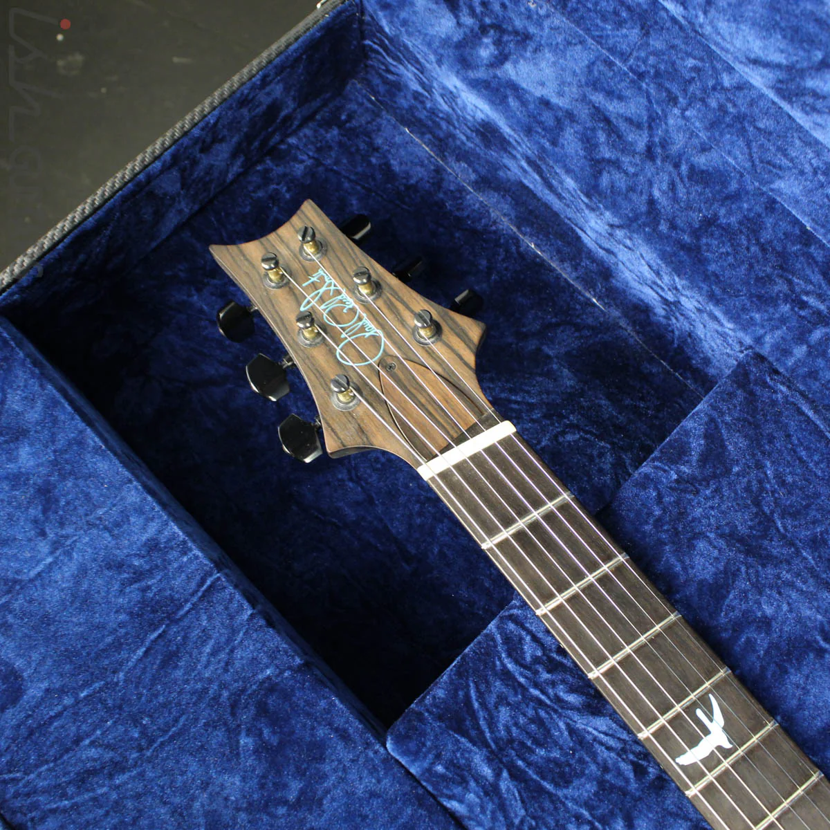2018 PRS Paul Reed Smith Private Stock Custom 24 Multi Scale Zebrawood Dark Blue Glow Smoked Burst - Image 18