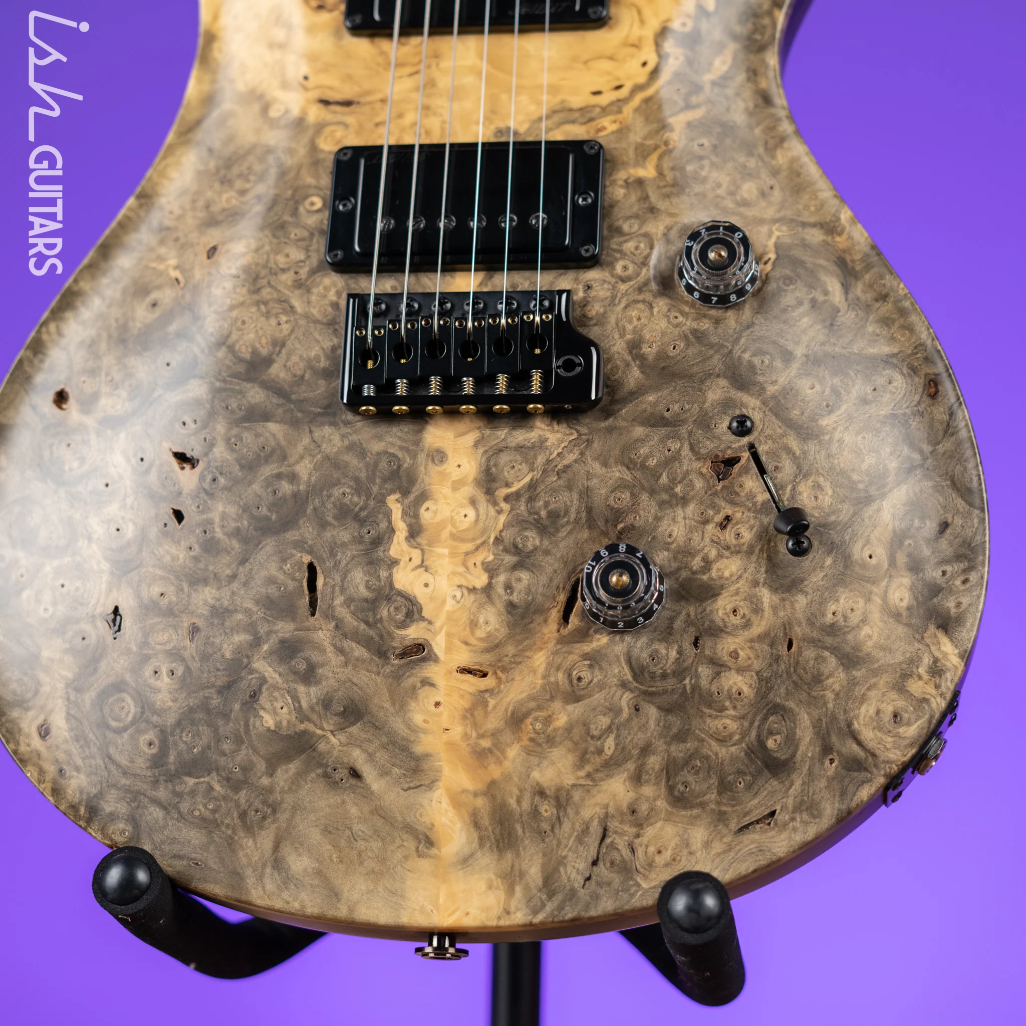 2018 PRS Private Stock Custom 24 Natural Buckeye Burl #7715 - Image 4