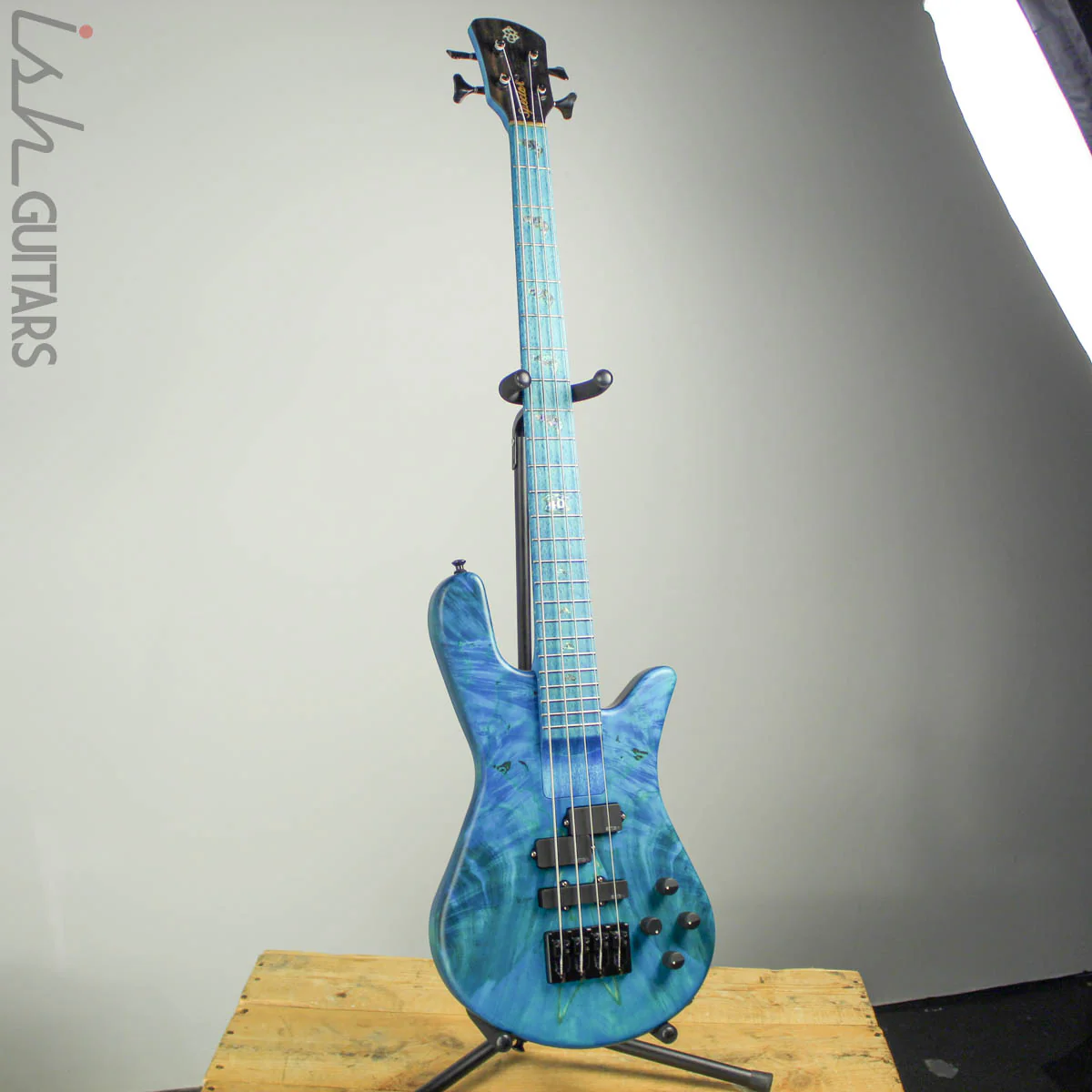 2018 Spector Ish Limited NS-2 Bolt-On Coral Blue - Image 2