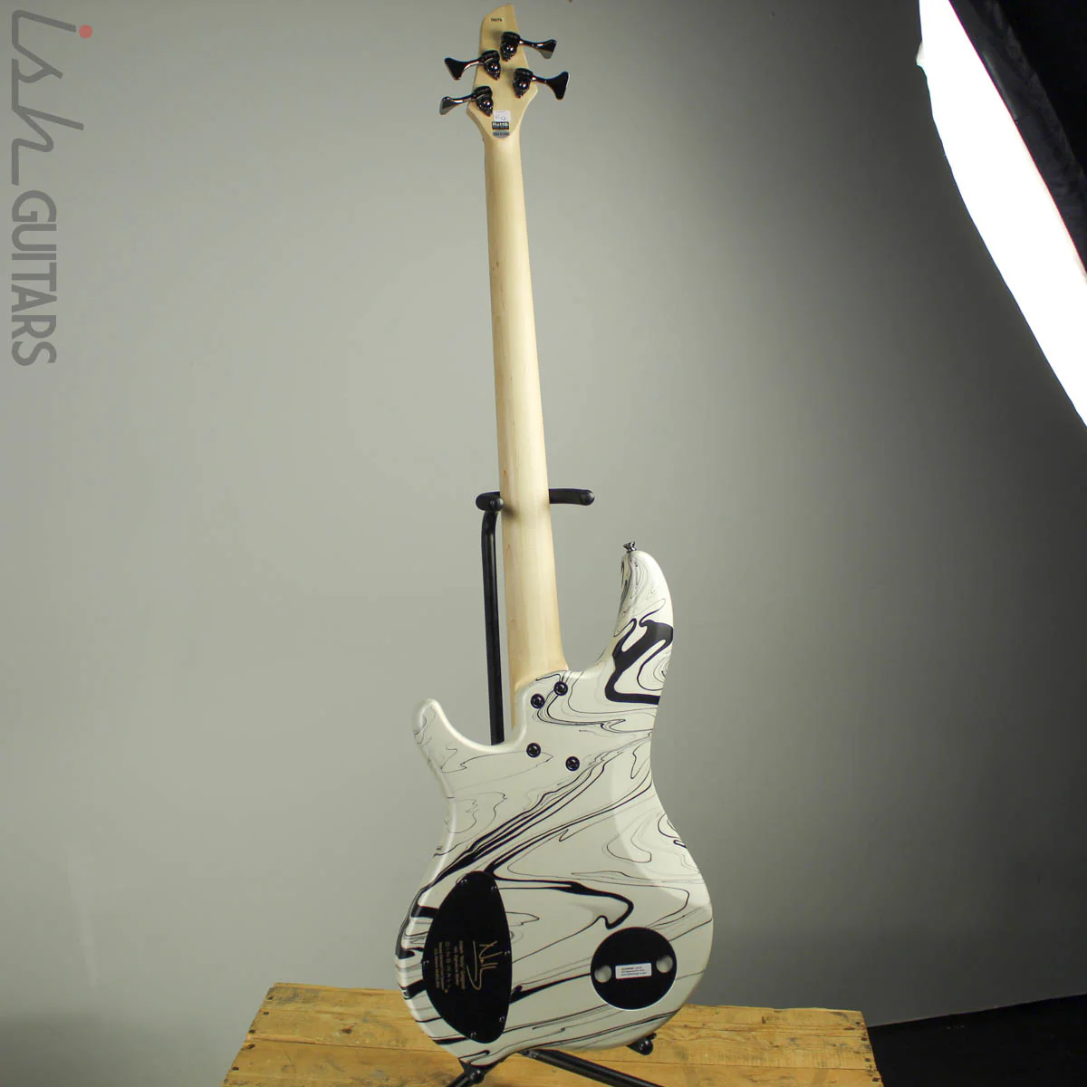 Dingwall NG3 4-String Ducati White Swirl B-Stock - Image 6