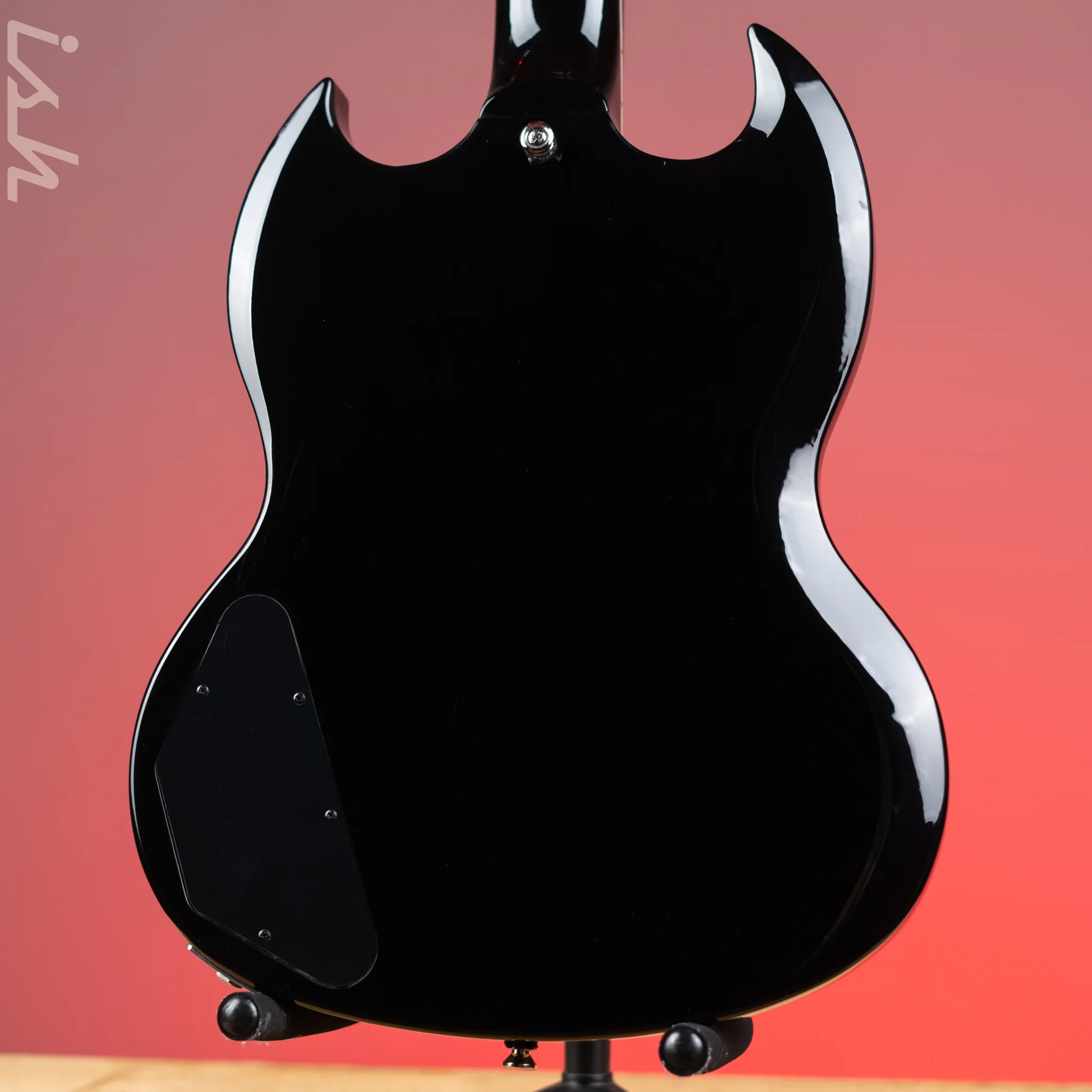 2019 Epiphone SG Modern Figured Flame Maple Top Electric Guitar Trans Black Fade - Image 8