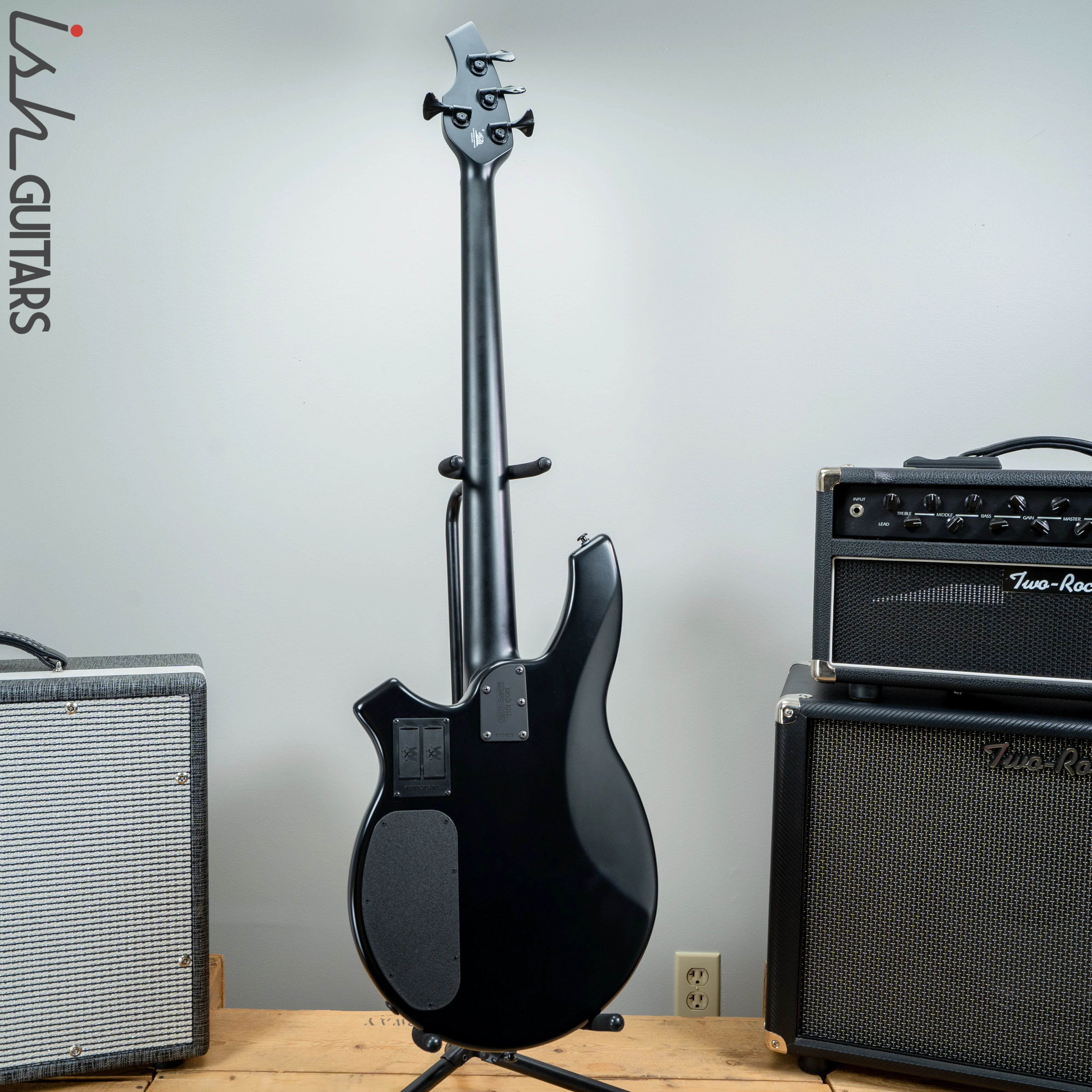 2019 Ernie Ball Music Man Bongo 4 HH Stealth Black - Image 6