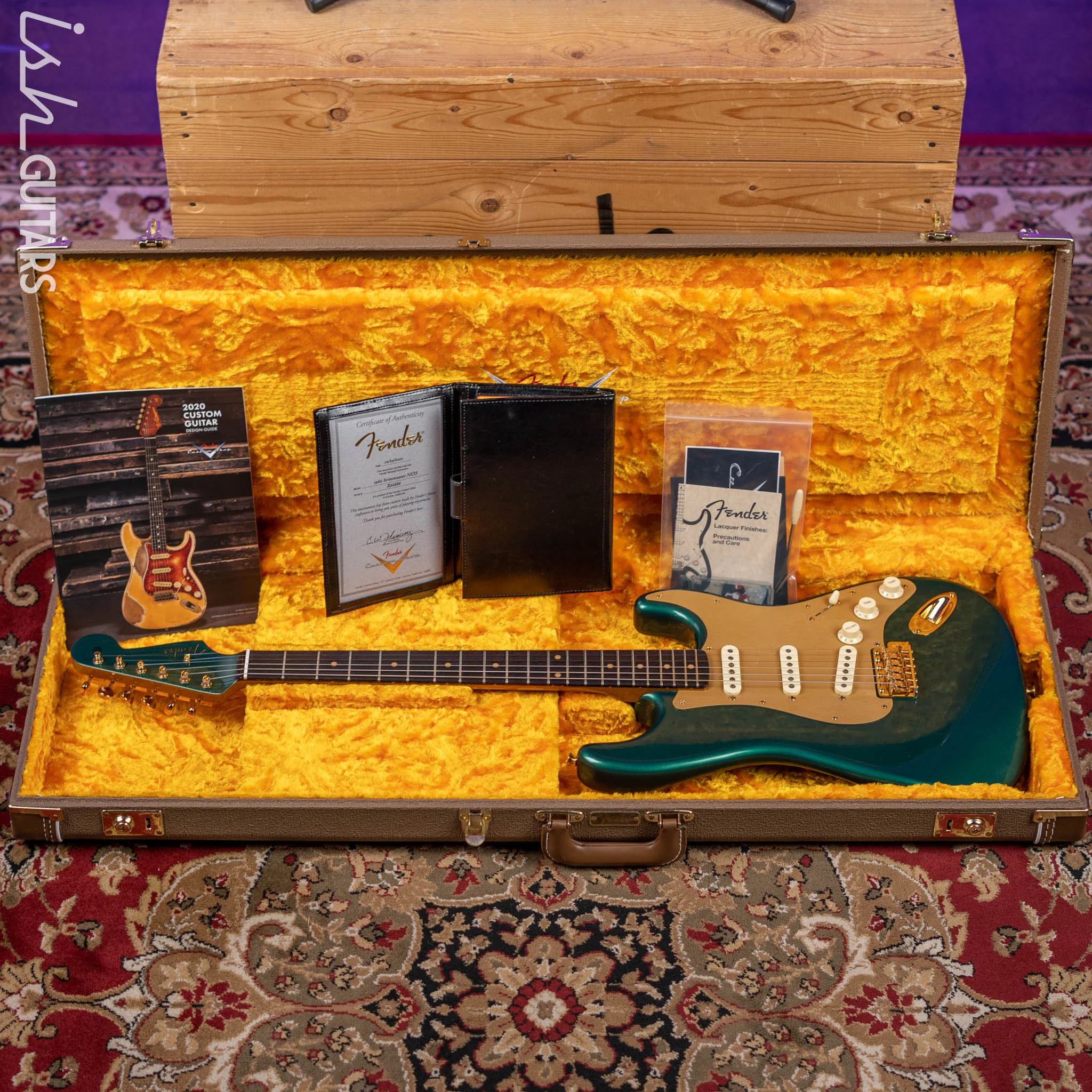 2019 Fender 1960s Custom Shop Strat NOS RW-BRG - Image 17