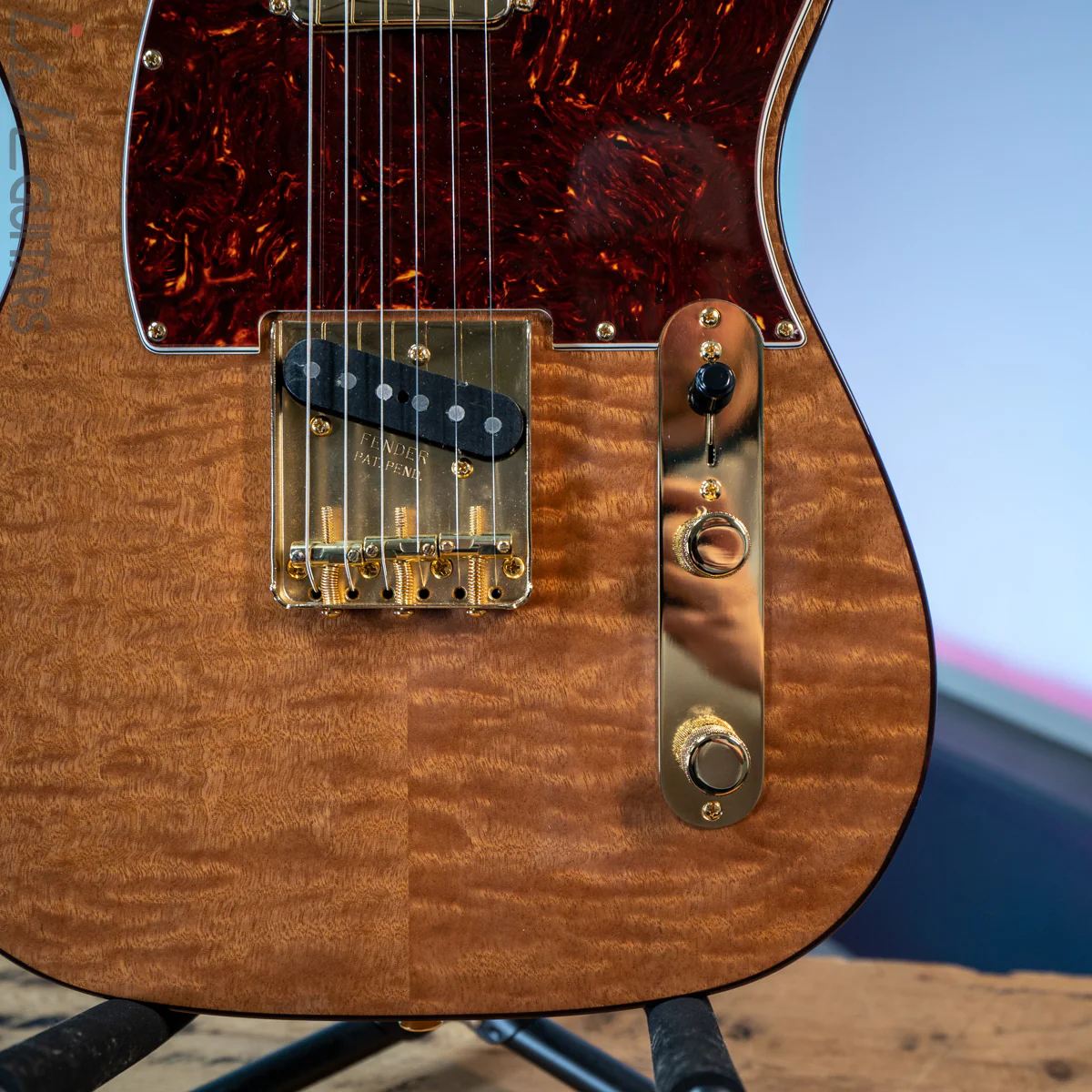 2019 Fender Rarities Telecaster Red Mahogany Top - Image 4