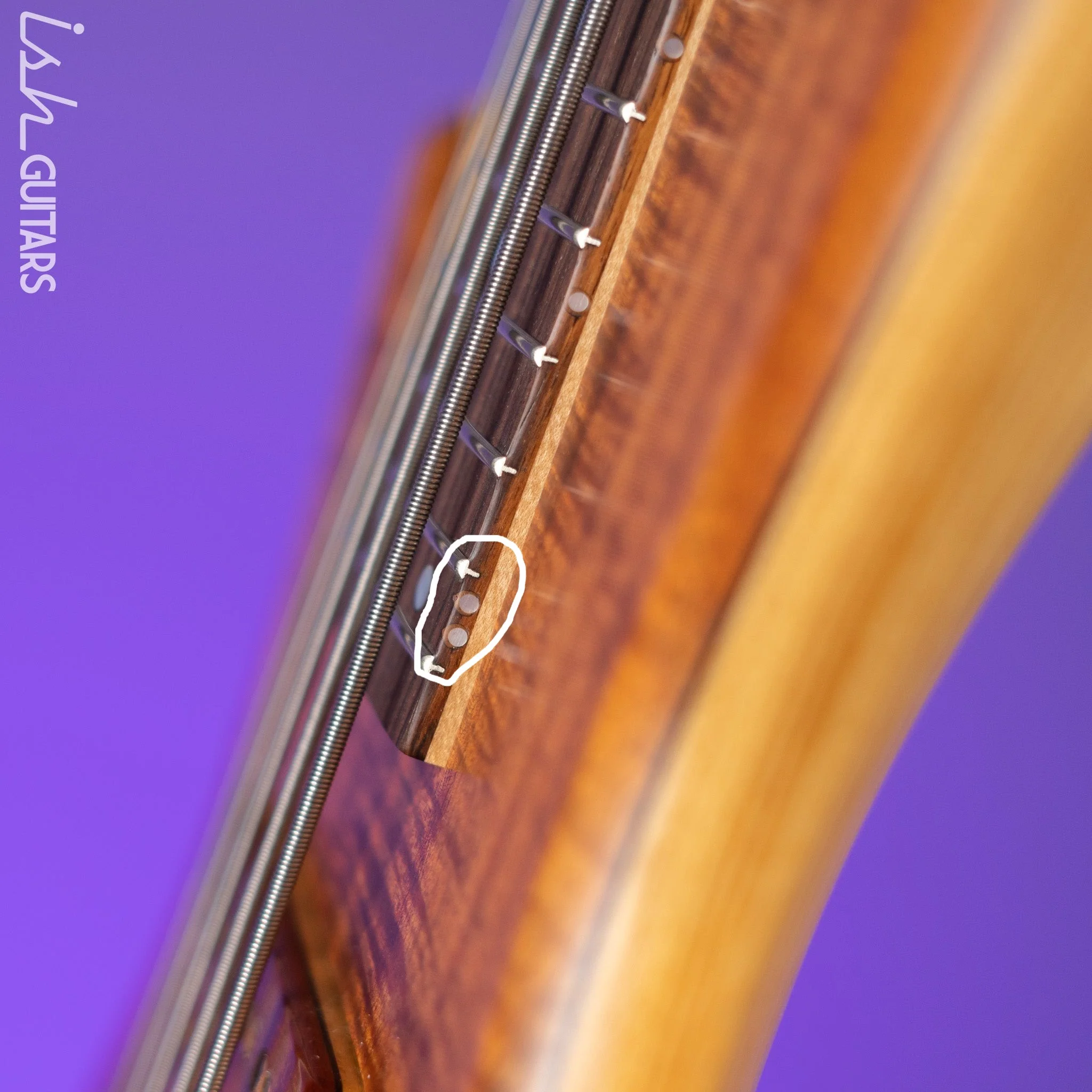 2019 Fodera Emperor 5 Lefty Flame Koa - Image 7