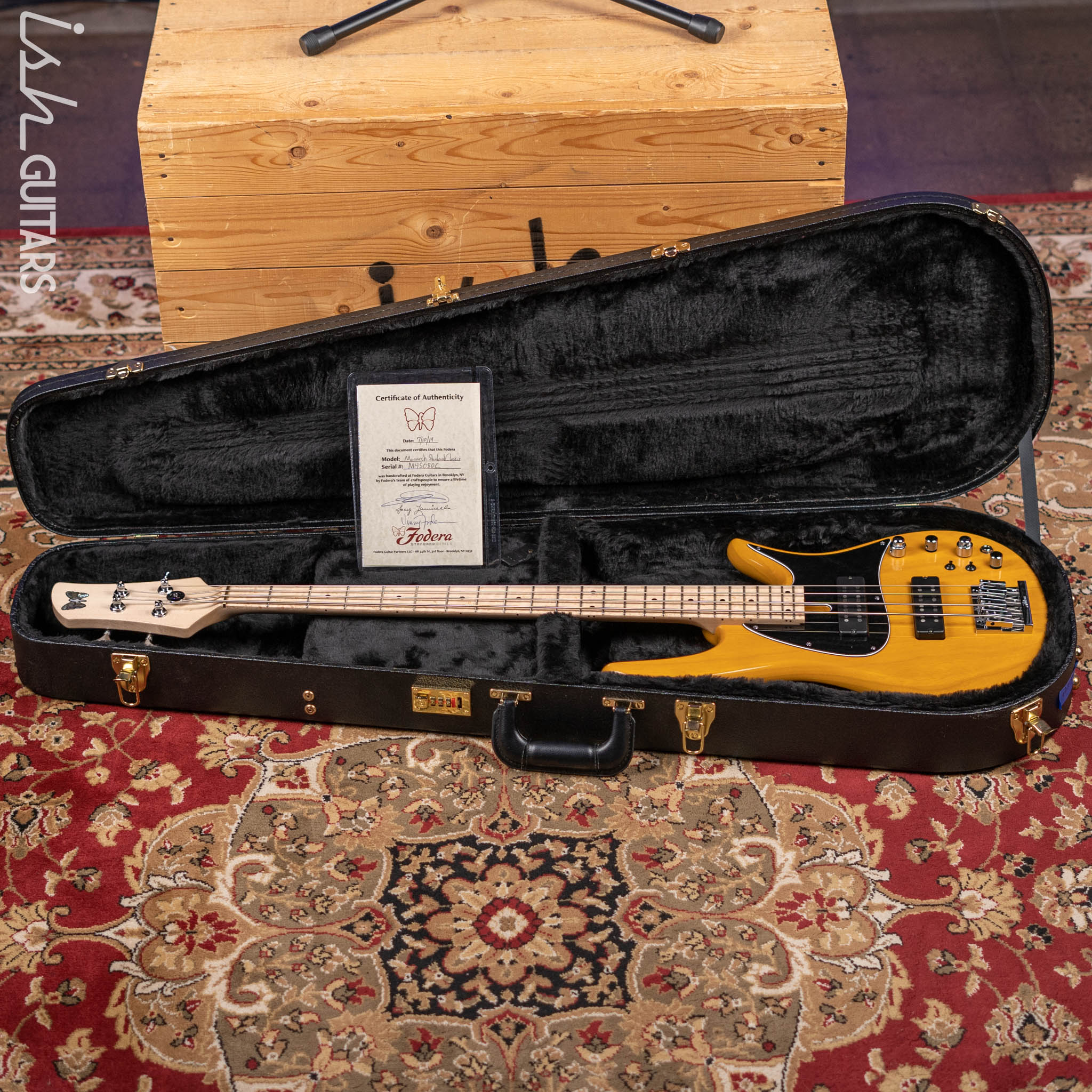 2019 Fodera Monarch Standard Classic Butterscotch Blonde - Image 14