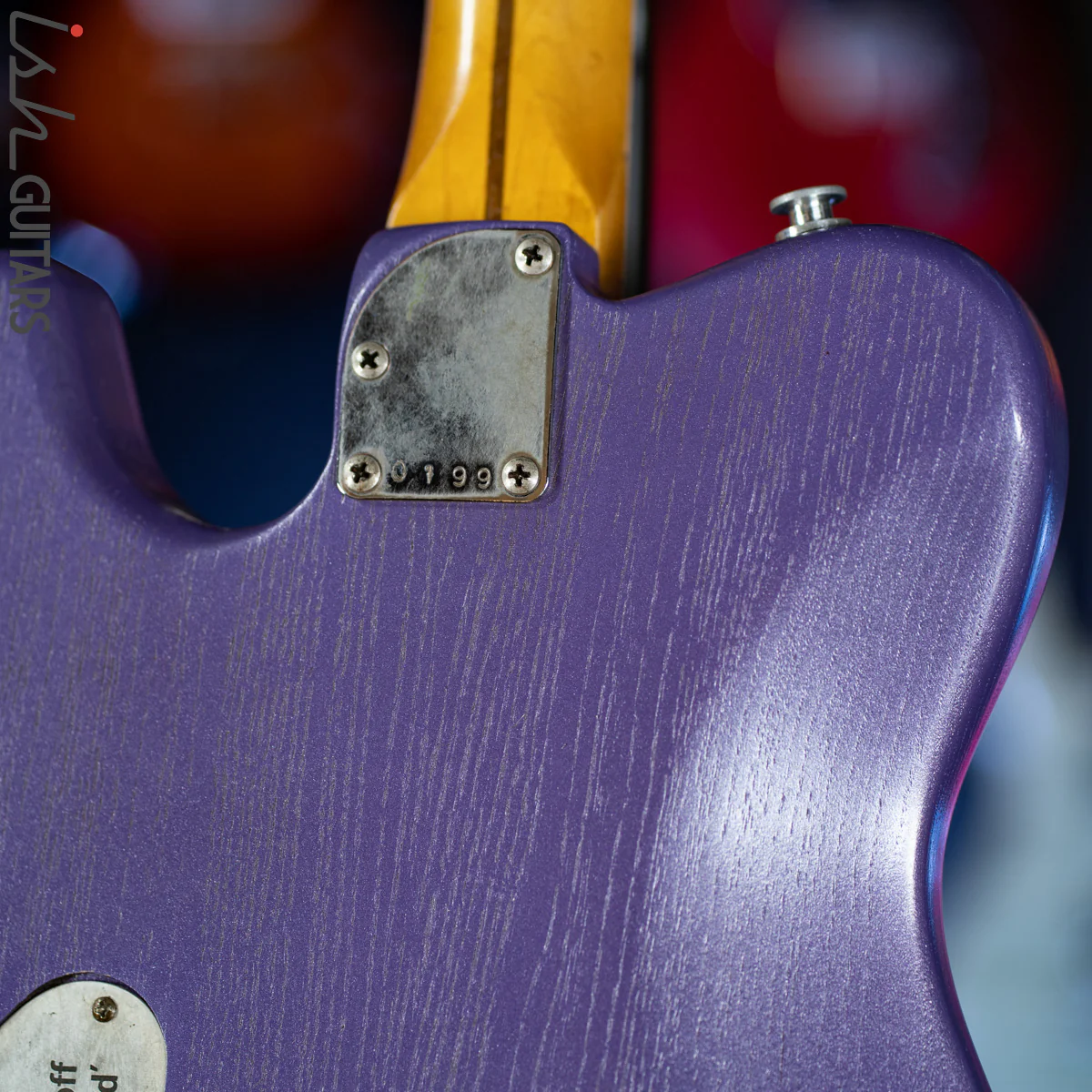 2019 Fraser Vintage Custom Tele Thinline Style Purple Burst - Image 10