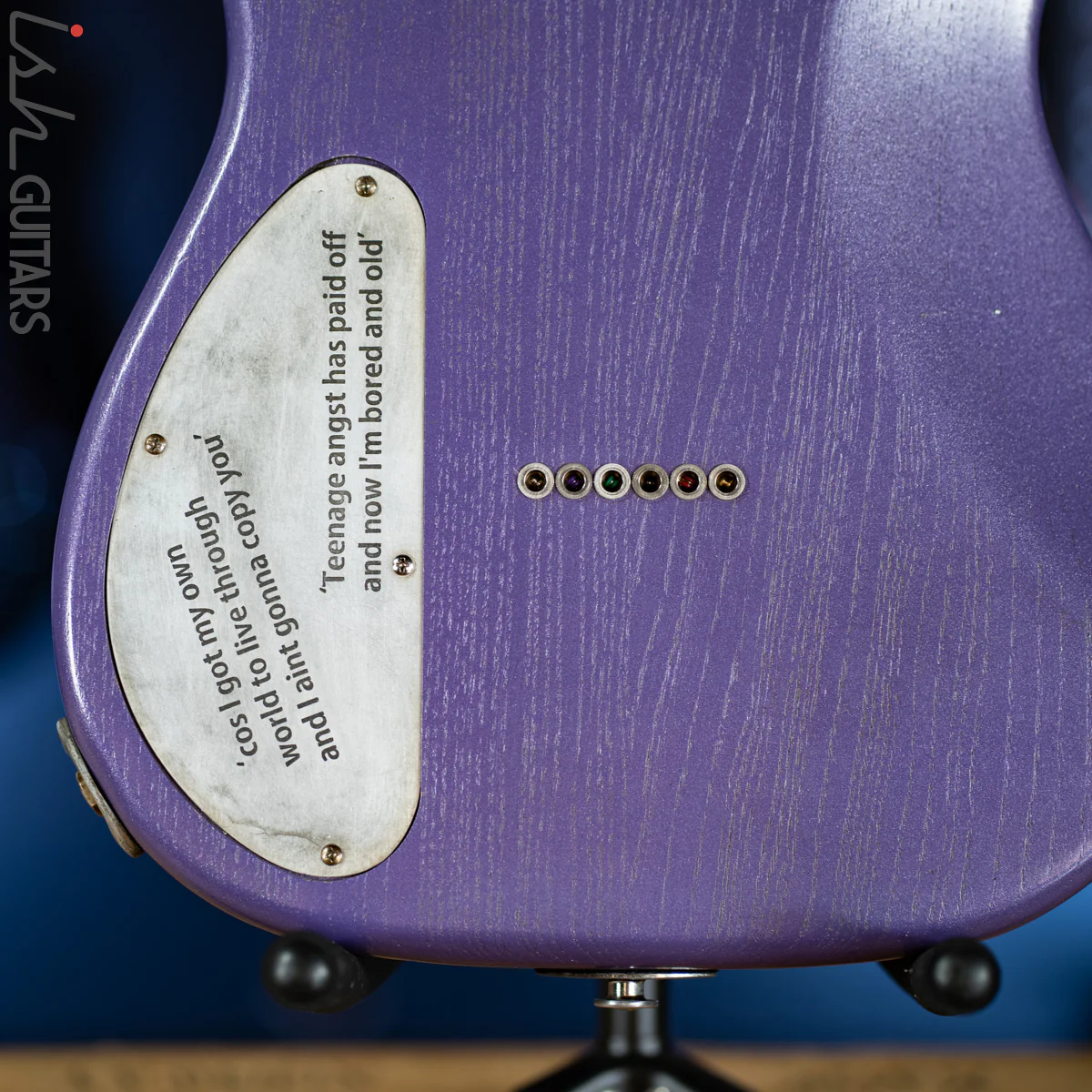 2019 Fraser Vintage Custom Tele Thinline Style Purple Burst - Image 11