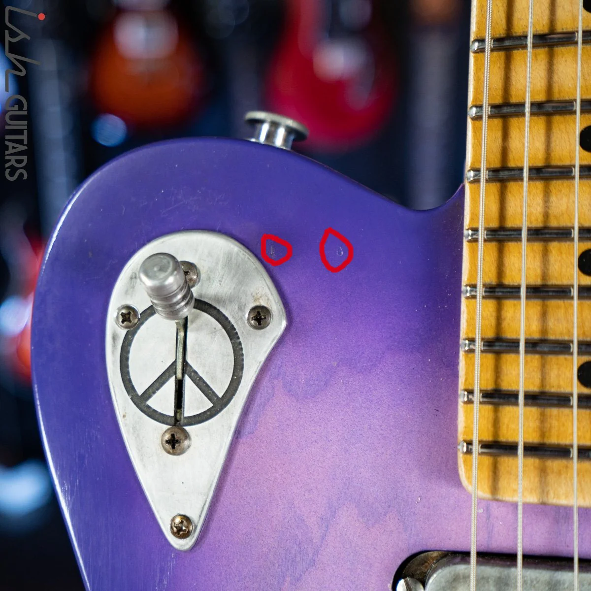 2019 Fraser Vintage Custom Tele Thinline Style Purple Burst - Image 14