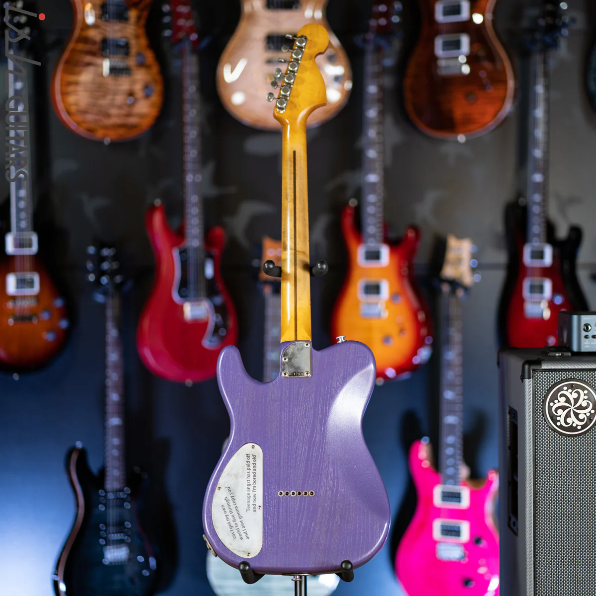 2019 Fraser Vintage Custom Tele Thinline Style Purple Burst - Image 8