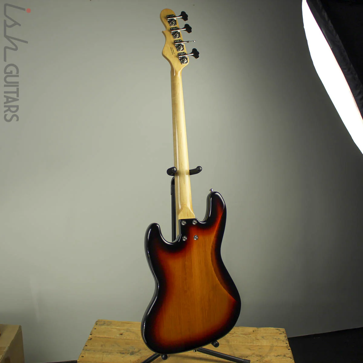 2019 G&L Fullerton Deluxe JB Bass 3 Tone Sunburst - Image 6