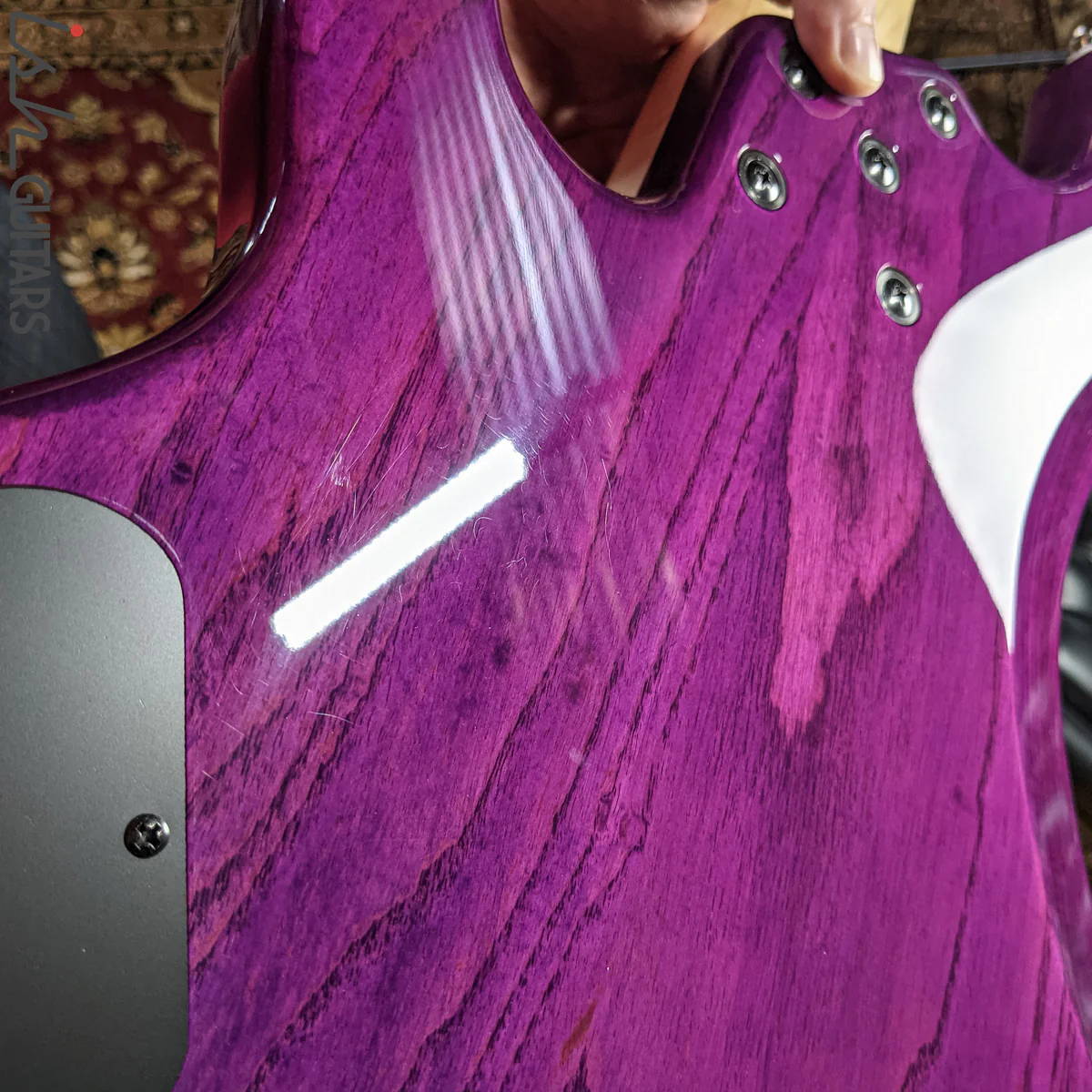 2019 Lakland Skyline Series 55-02 5-String Bass Purple - Image 10