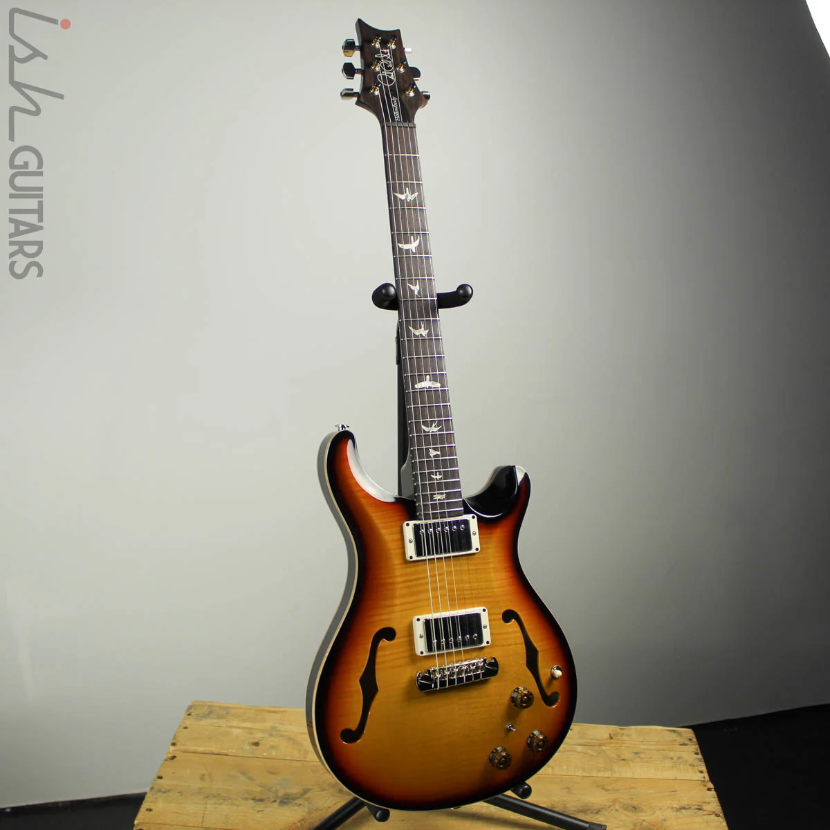 2019 Paul Reed Smith PRS Hollowbody II Piezo Tri-Color Sunburst - Image 2