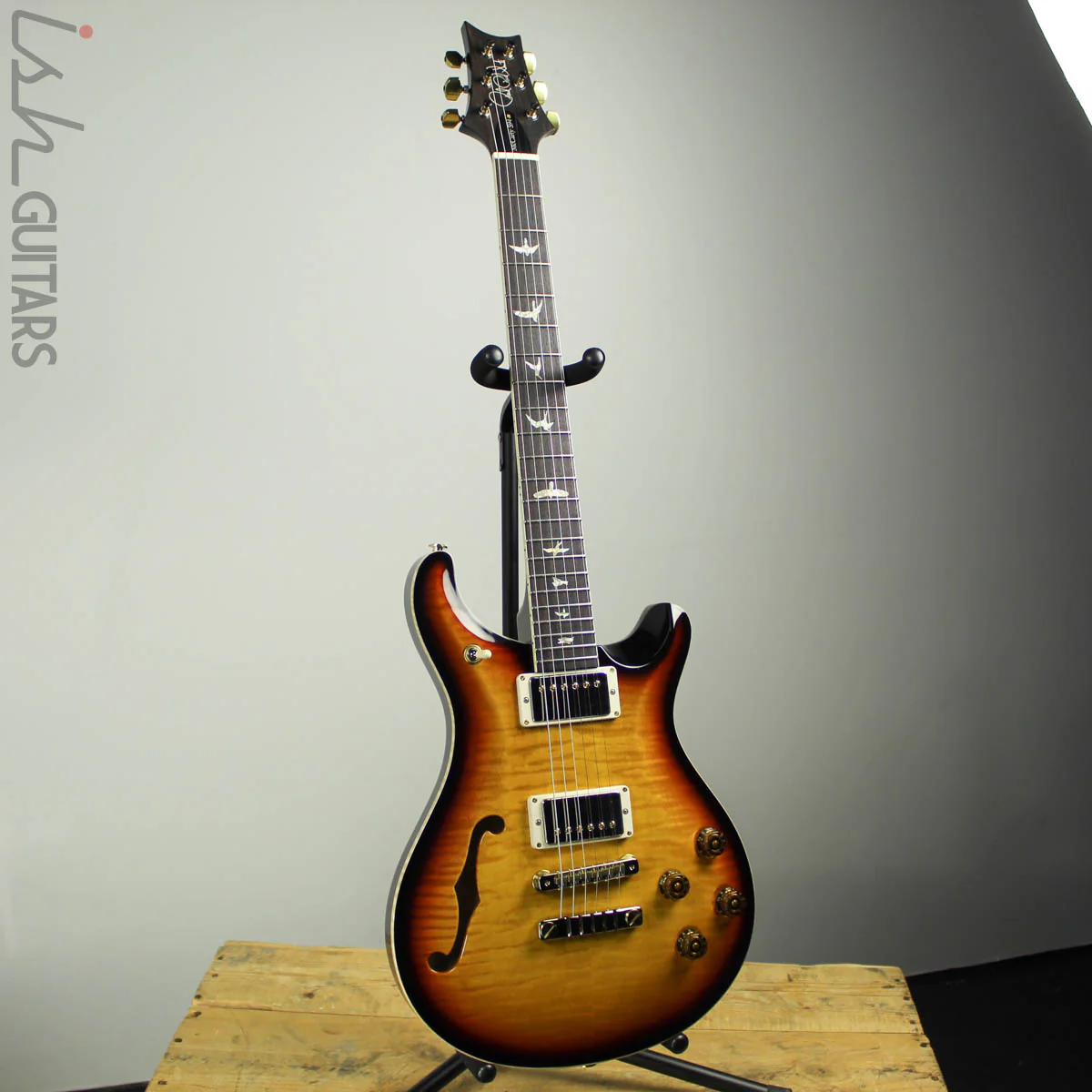 2019 Paul Reed Smith PRS McCarty 594 Semi Hollow 10 Top Tri-Color Sunburst - Image 2