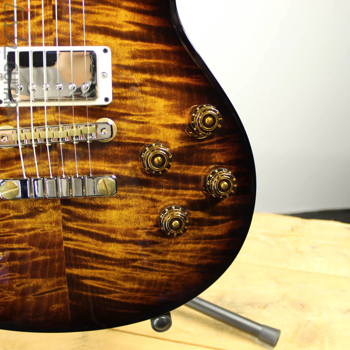 2019 Paul Reed Smith PRS McCarty 594 Singlecut Semi-hollow Limited Black Gold Burst - Image 3