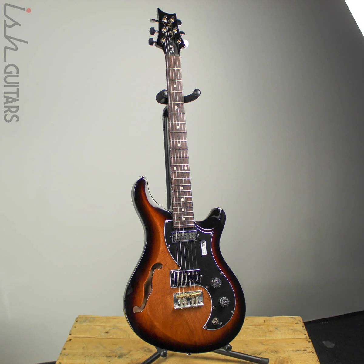 2019 Paul Reed Smith PRS S2 Vela Semi Hollow Tobacco Sunburst - Image 2