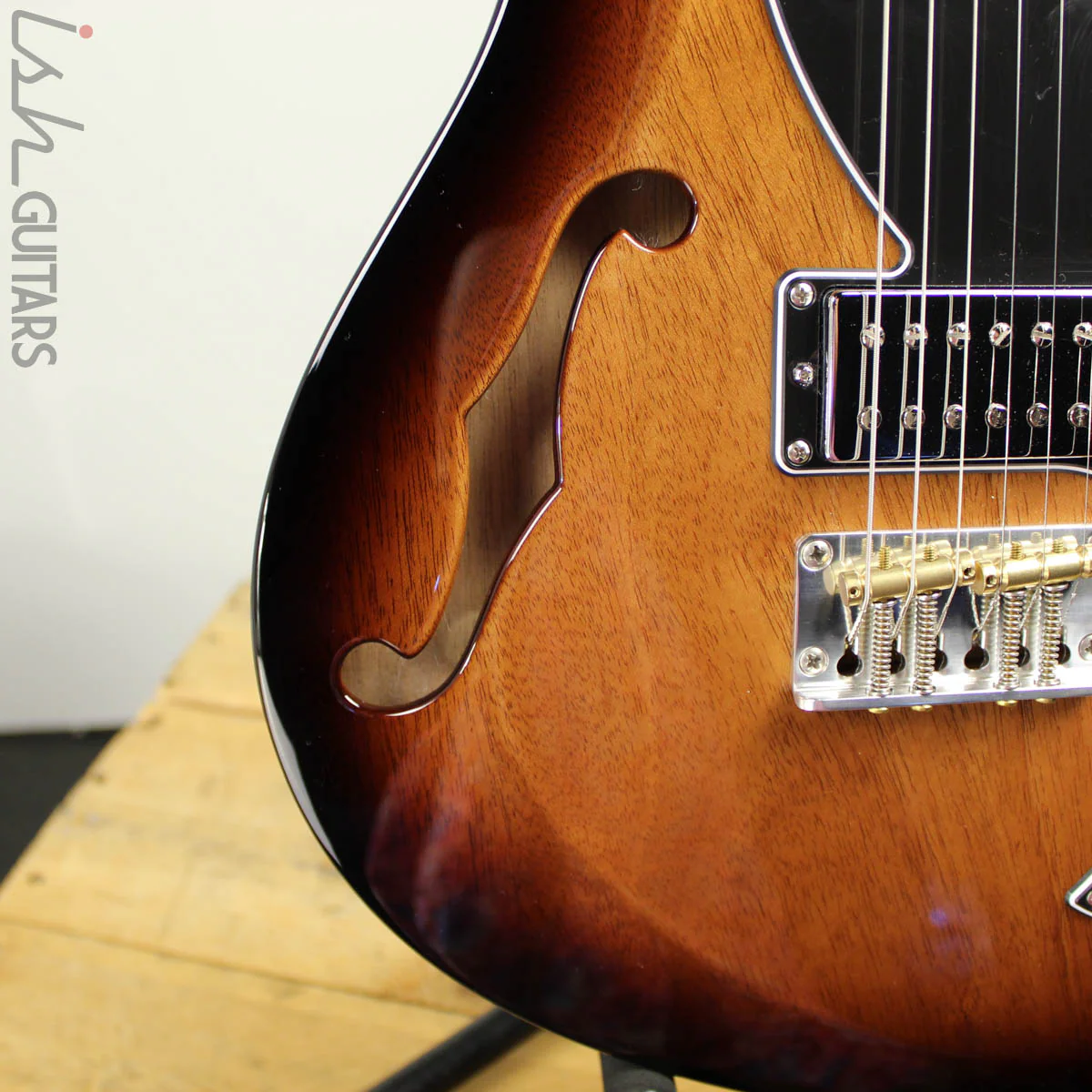 2019 Paul Reed Smith PRS S2 Vela Semi Hollow Tobacco Sunburst - Image 4