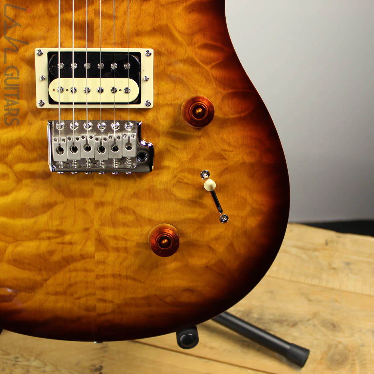 2019 Paul Reed Smith PRS SE Custom 24 Roasted Maple Limited Tobacco Sunburst - Image 3