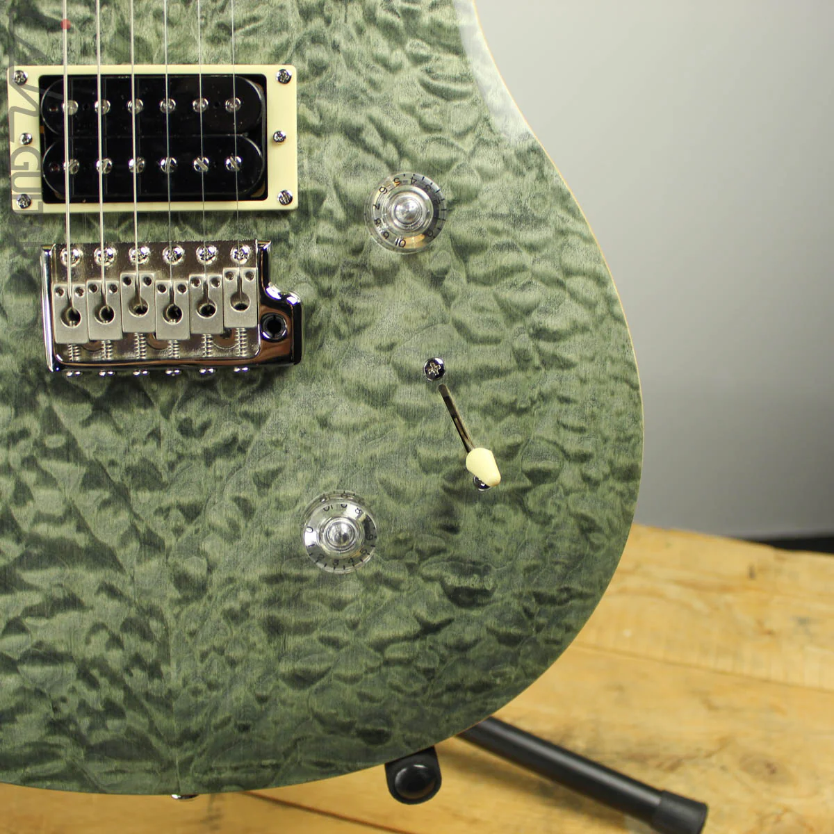 2019 Paul Reed Smith PRS SE Custom 24 Roasted Maple Limited Trampas Green - Image 3