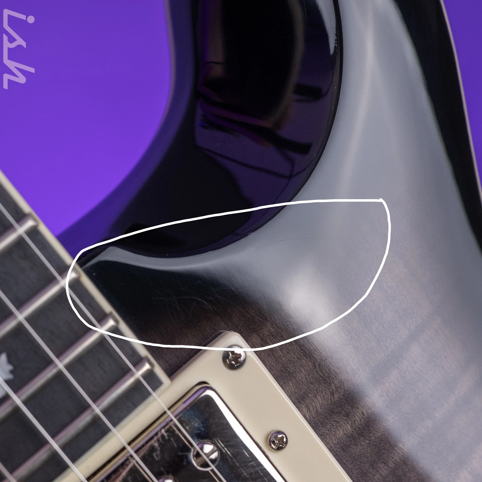 2019 Paul Reed Smith PRS SE Hollowbody II Charcoal Burst - Image 9