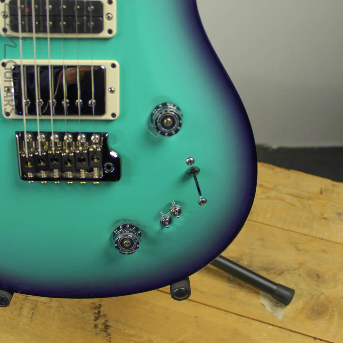 2019 Paul Reed Smith PRS Wood Library Special 22 Semi-Hollow Opaque Ocean Burst - Image 3