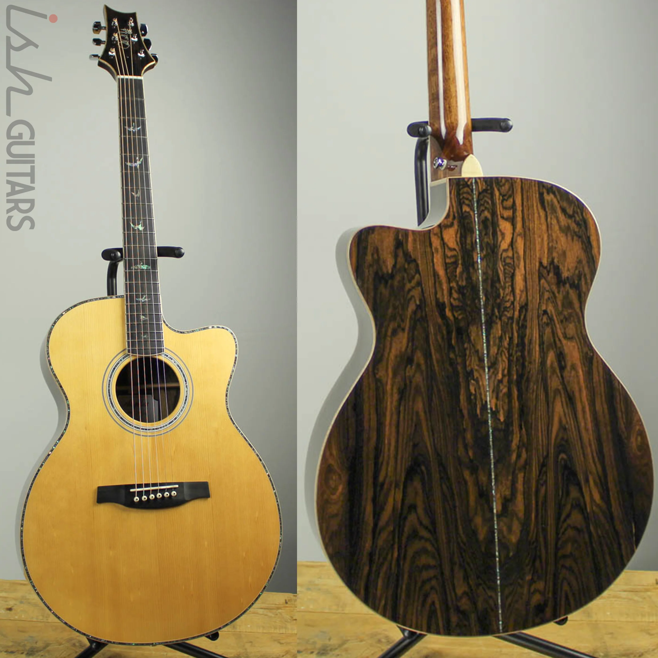 2019 PRS SE Angelus A60E Acoustic Electric Guitar w/ Ziricote Back and Sides