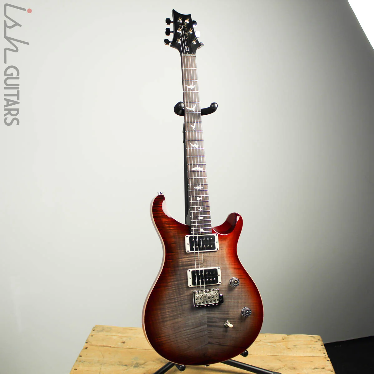 2019 PRS CE 24 Charcoal Cherry Burst - Image 2