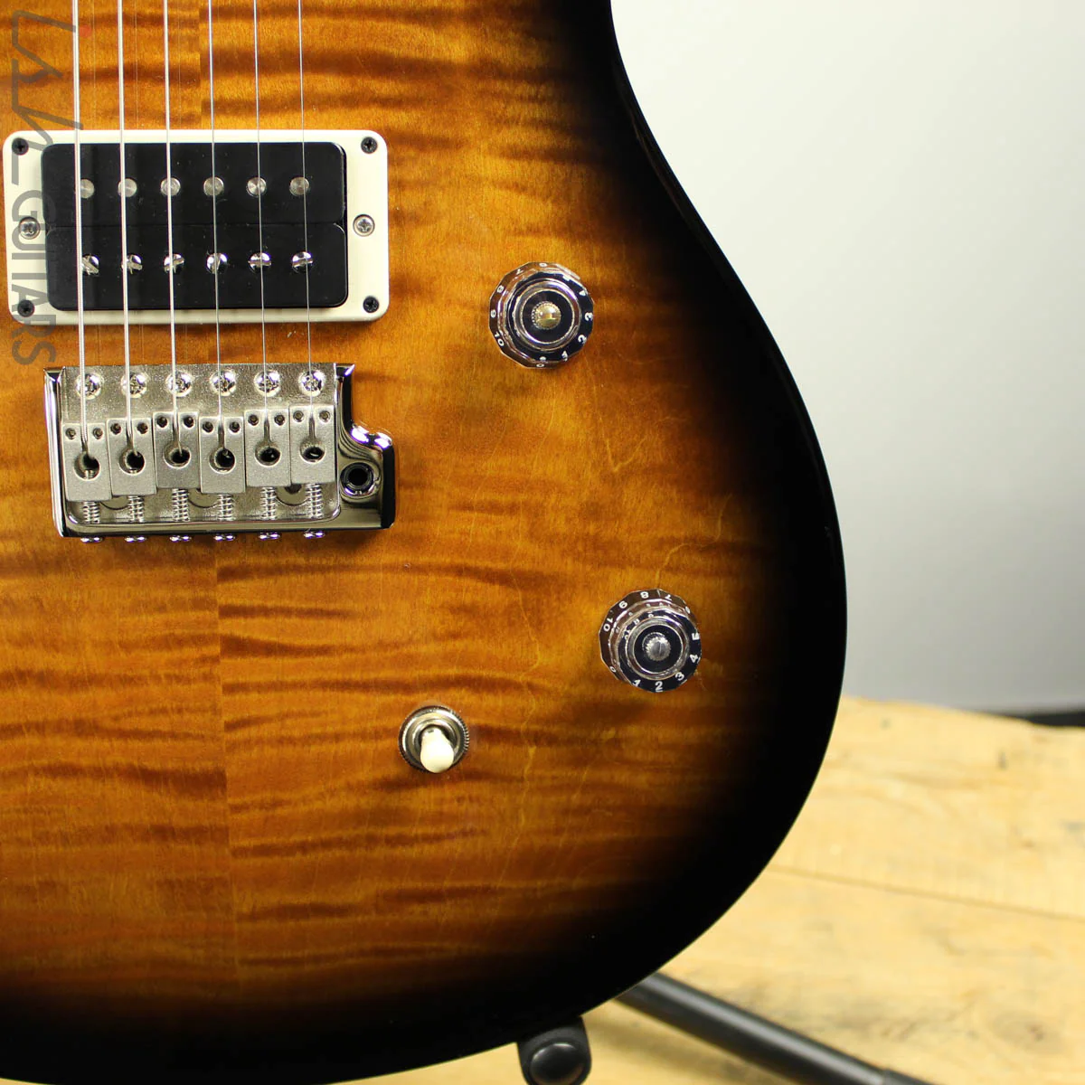 PRS CE 24 Semi-Hollow Amber Smokewrap Burst - Image 4