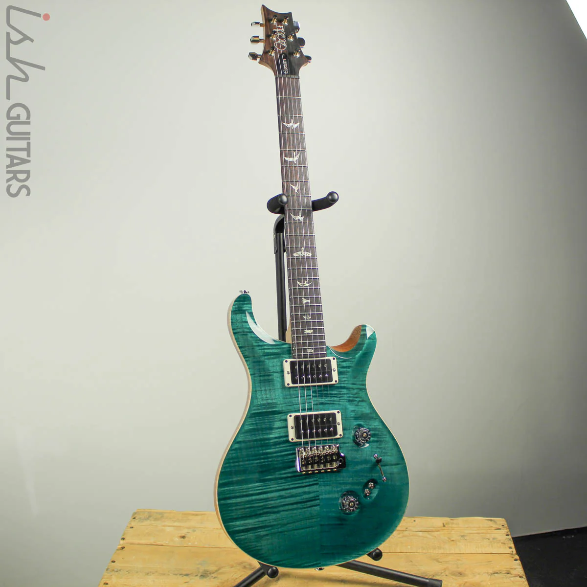 2019 PRS Custom 24-08 Custom Turquoise Finish Pattern Thin Neck - Image 2