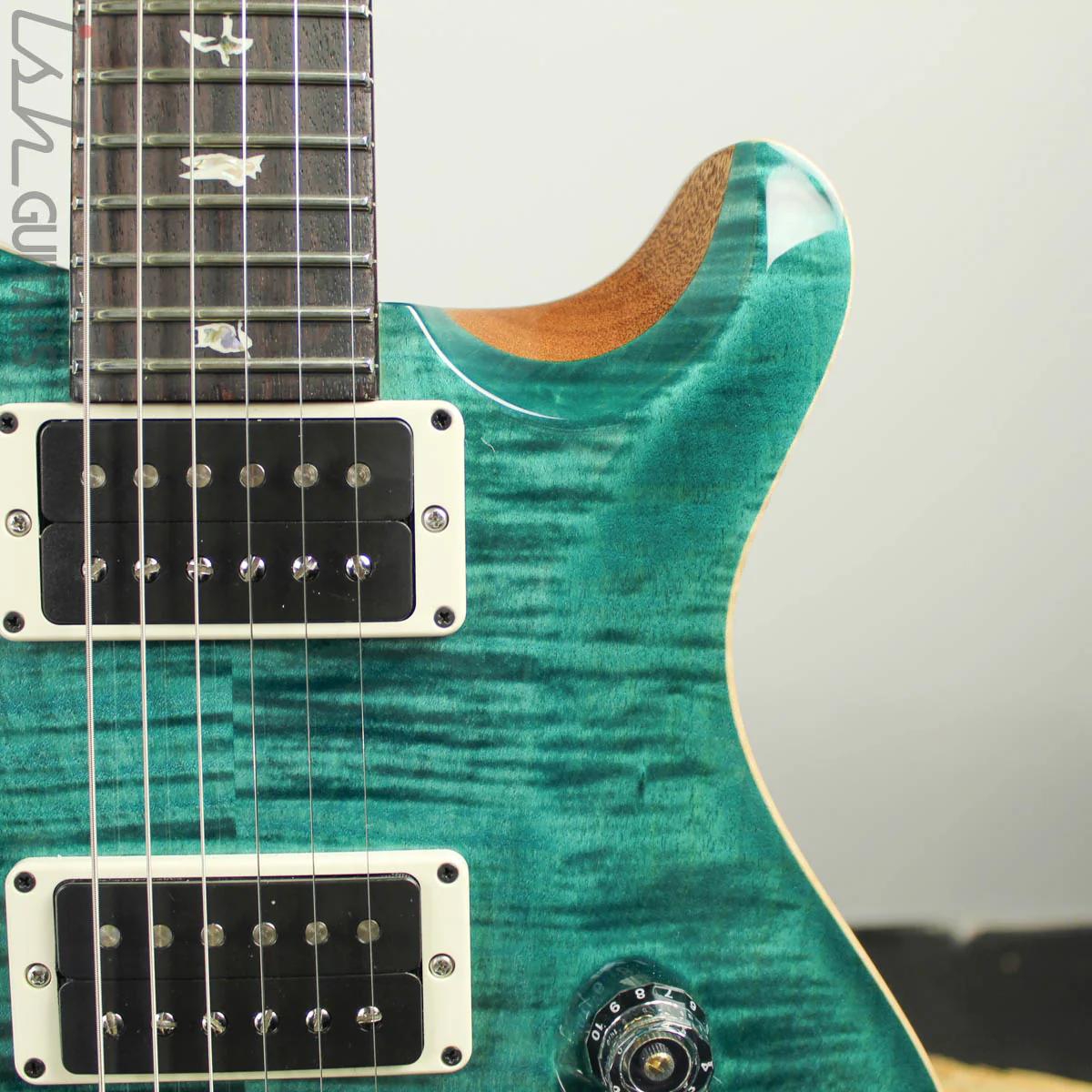 2019 PRS Custom 24-08 Custom Turquoise Finish Pattern Thin Neck - Image 3