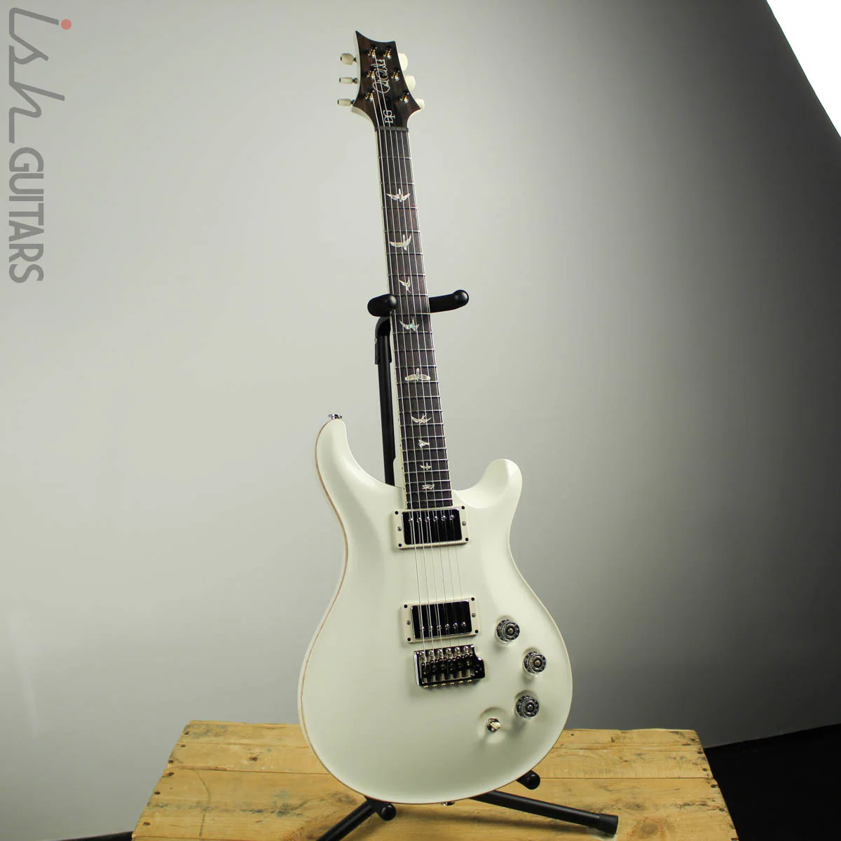 2019 PRS DGT Custom Color Opaque White w/ Natural Binding - Image 2