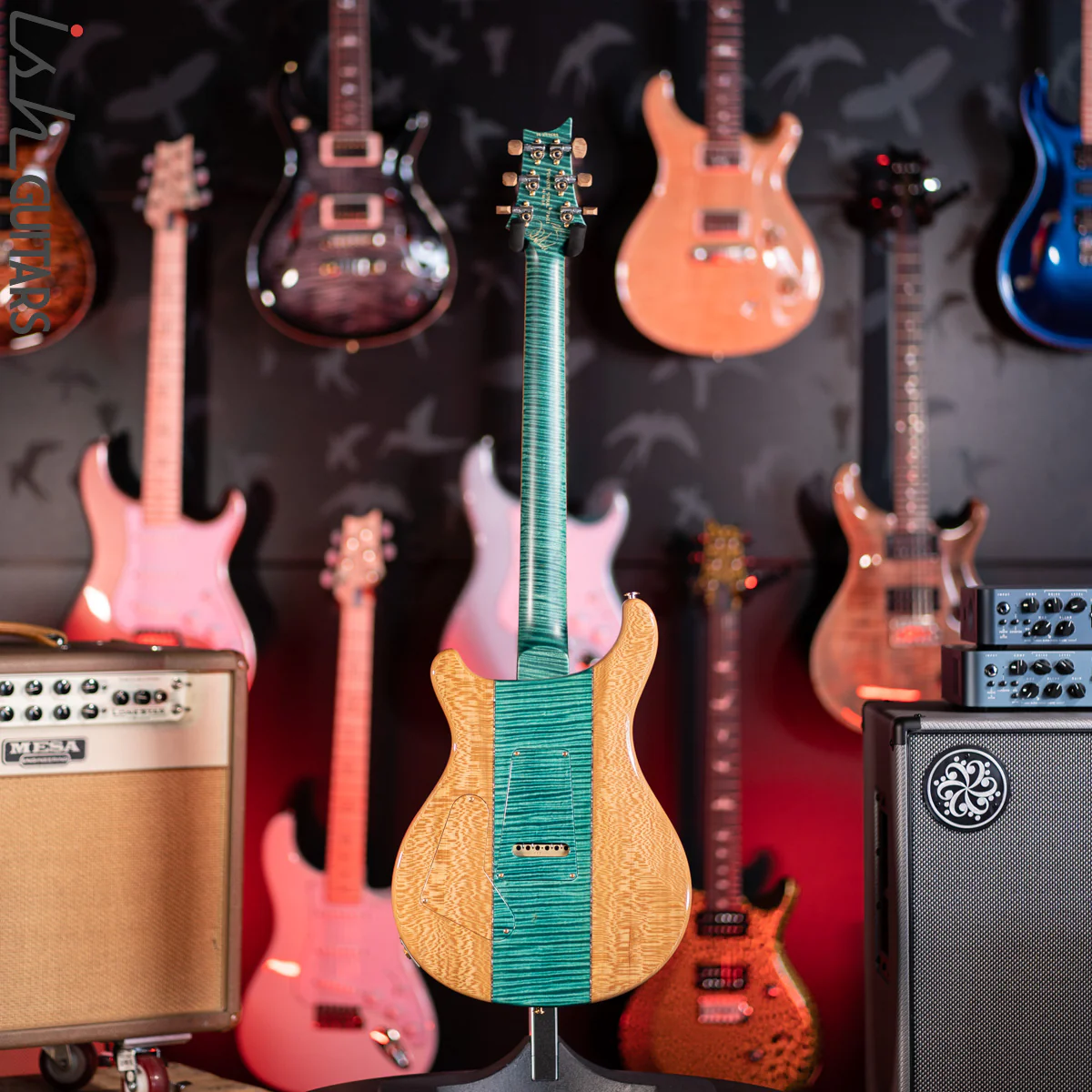 2019 PRS Private Stock Custom 24 Birdseye Maple Bahamian Blue - Image 11